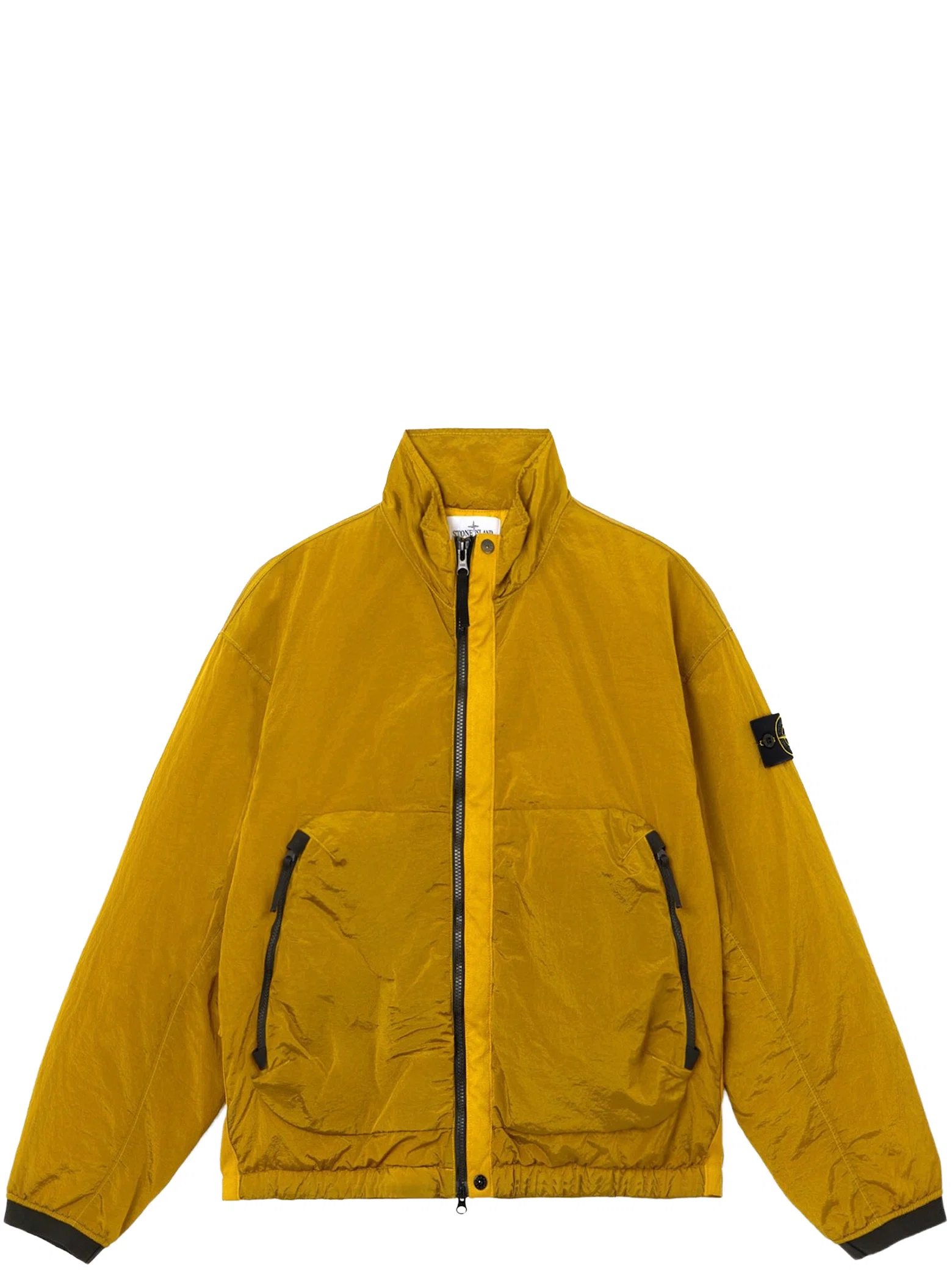 Куртки Stone Island Nylon Metal Econyl Stand Collar Jacket "Gold" | Farsel