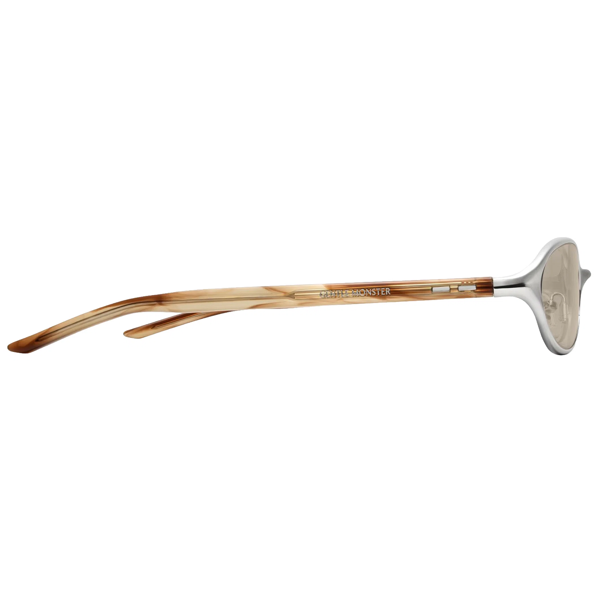 Очки Gentle Monster Moody 02(BR) "Silver / Brown" | Farsel