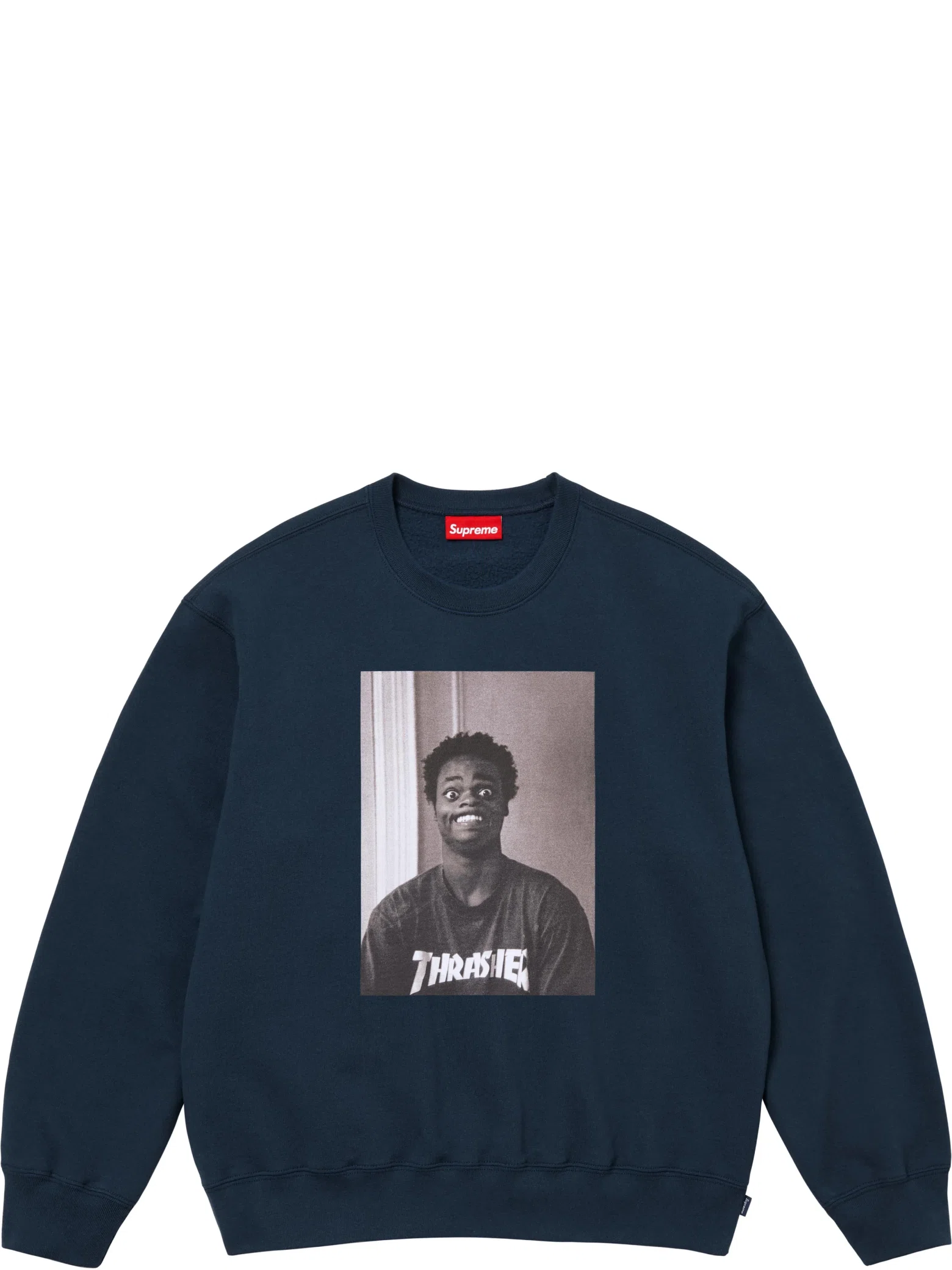Свитшоты Supreme FW24 Thrasher Crewneck "Navy" | Farsel