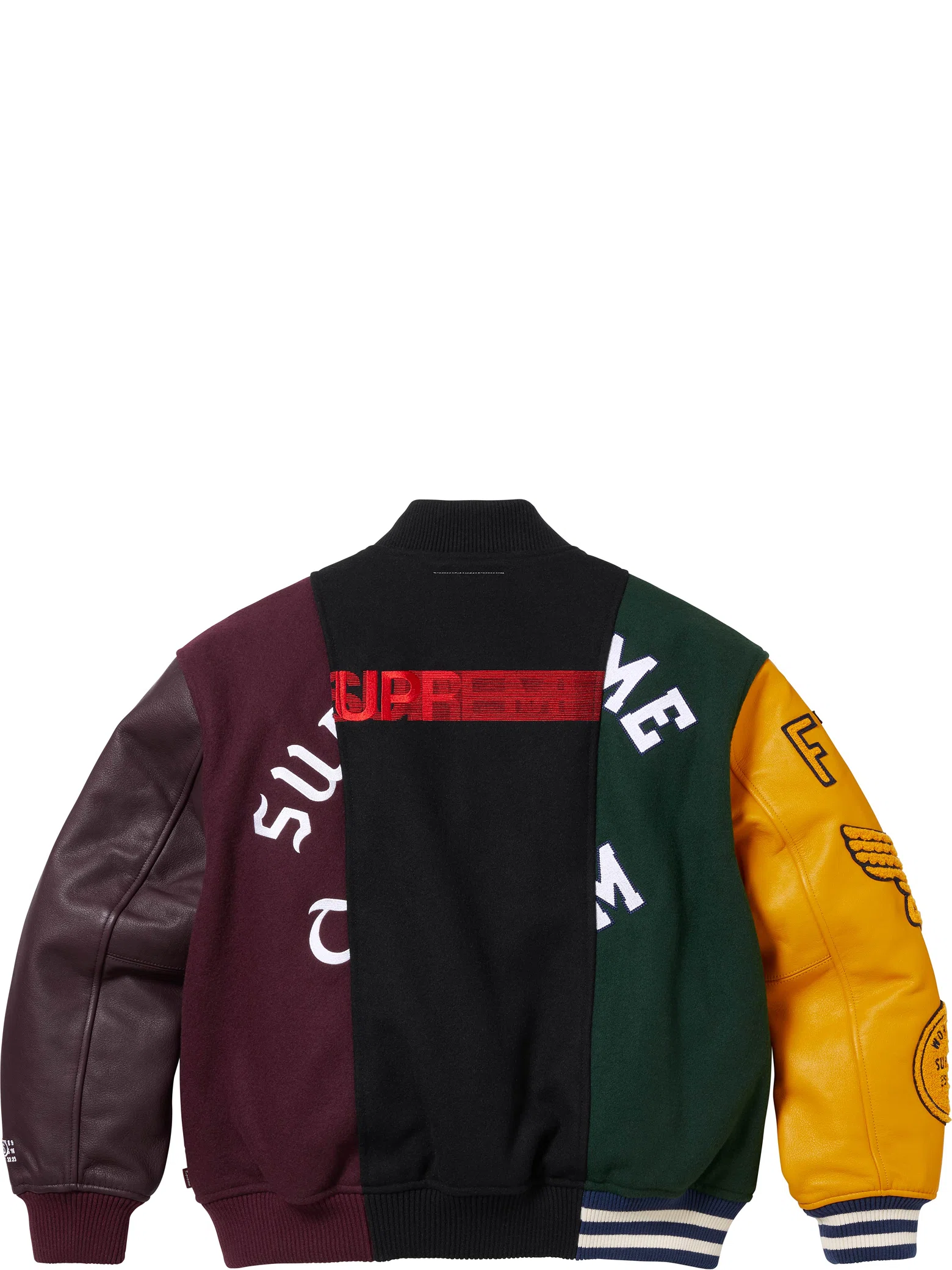 Куртки Supreme SS24 MM6 Maison Margiela Split Varsity Jacket "Multicolor" | Farsel