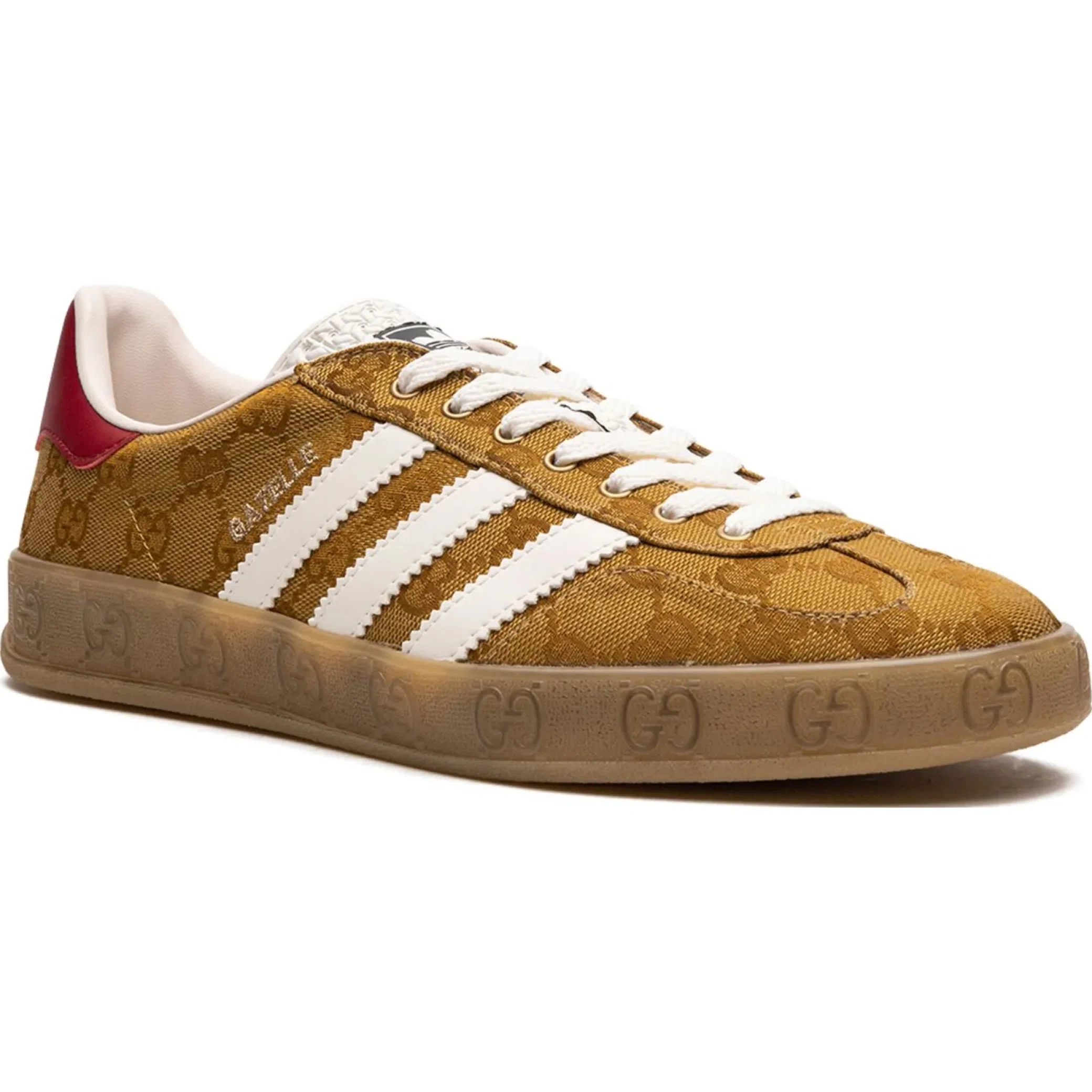  Adidas Gazelle "Gucci - GG Monogram - Beige Brown" | Farsel