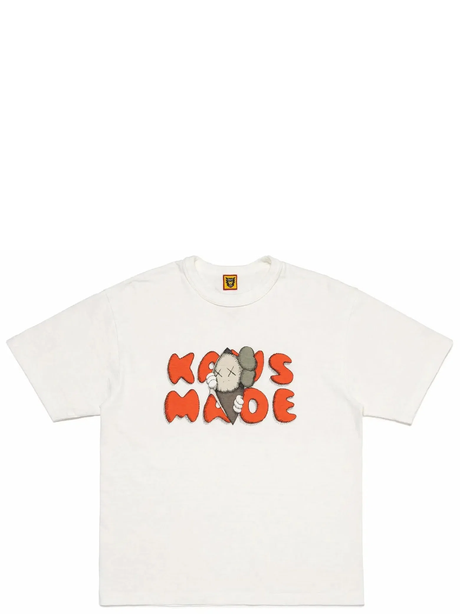 Футболки Human Made Kaws Graphic Tee T-shirt "White" | Farsel