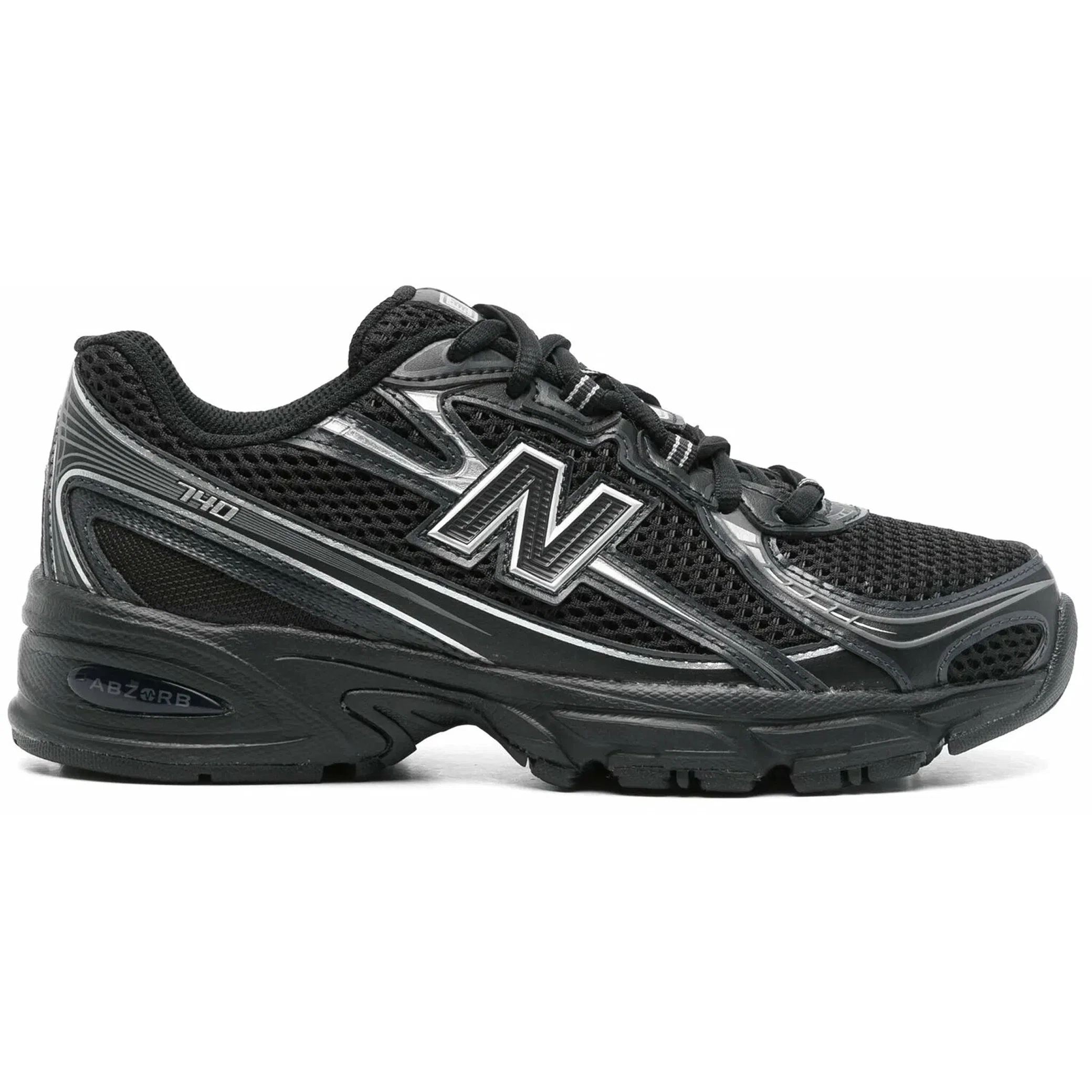 Кроссовки New Balance 740v2 "Black Silver Metallic" | Farsel