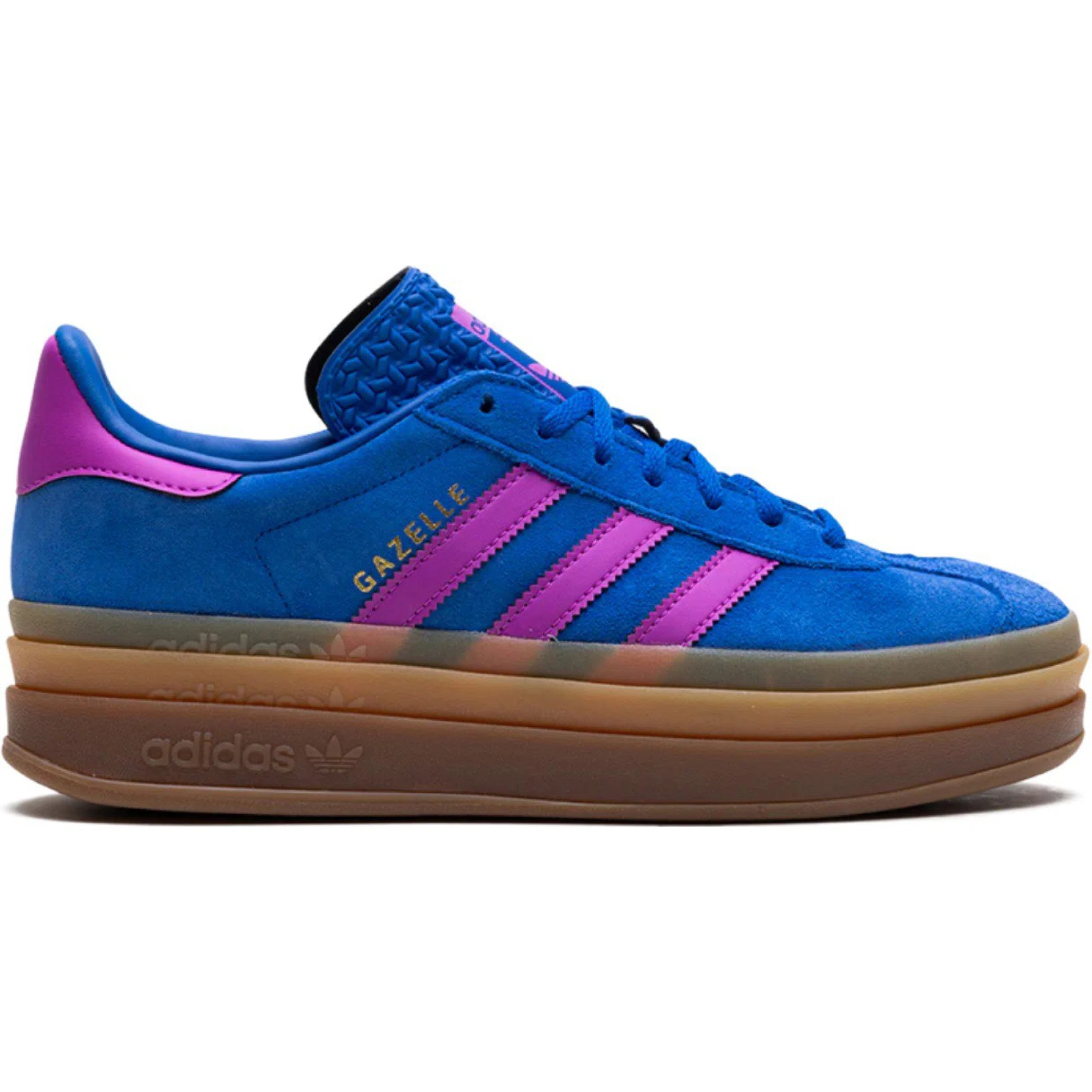  Adidas Gazelle Bold WMNS "Bold Blue Lucid Pink" | Farsel