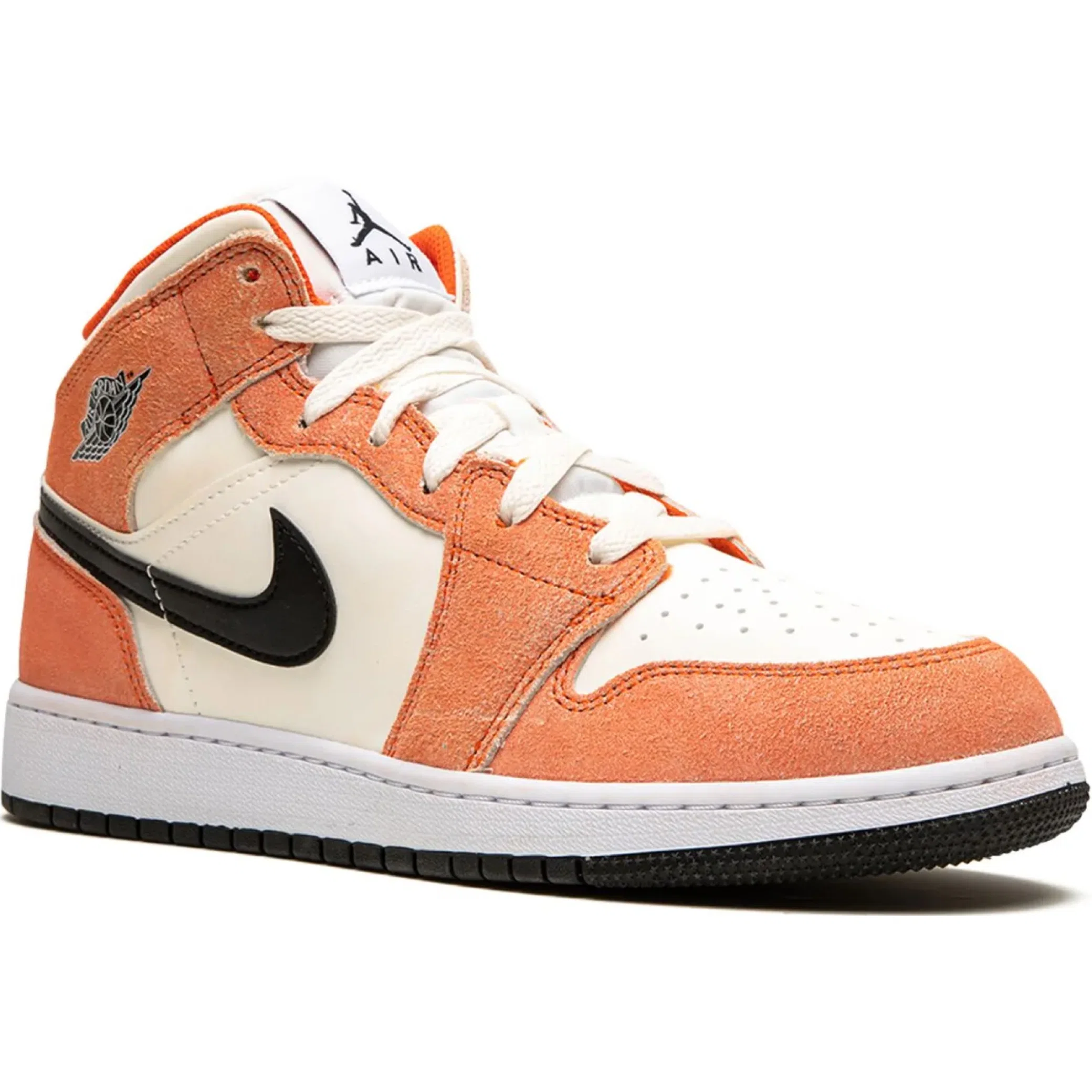  Nike Air Jordan 1 Mid SE GS "Orange Suede" | Farsel