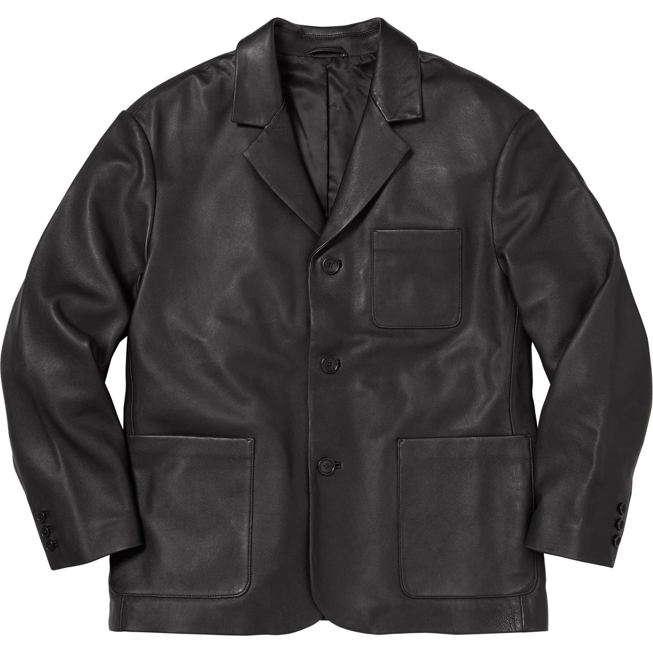  Supreme FW25 Leather Blazer "Black" | Farsel