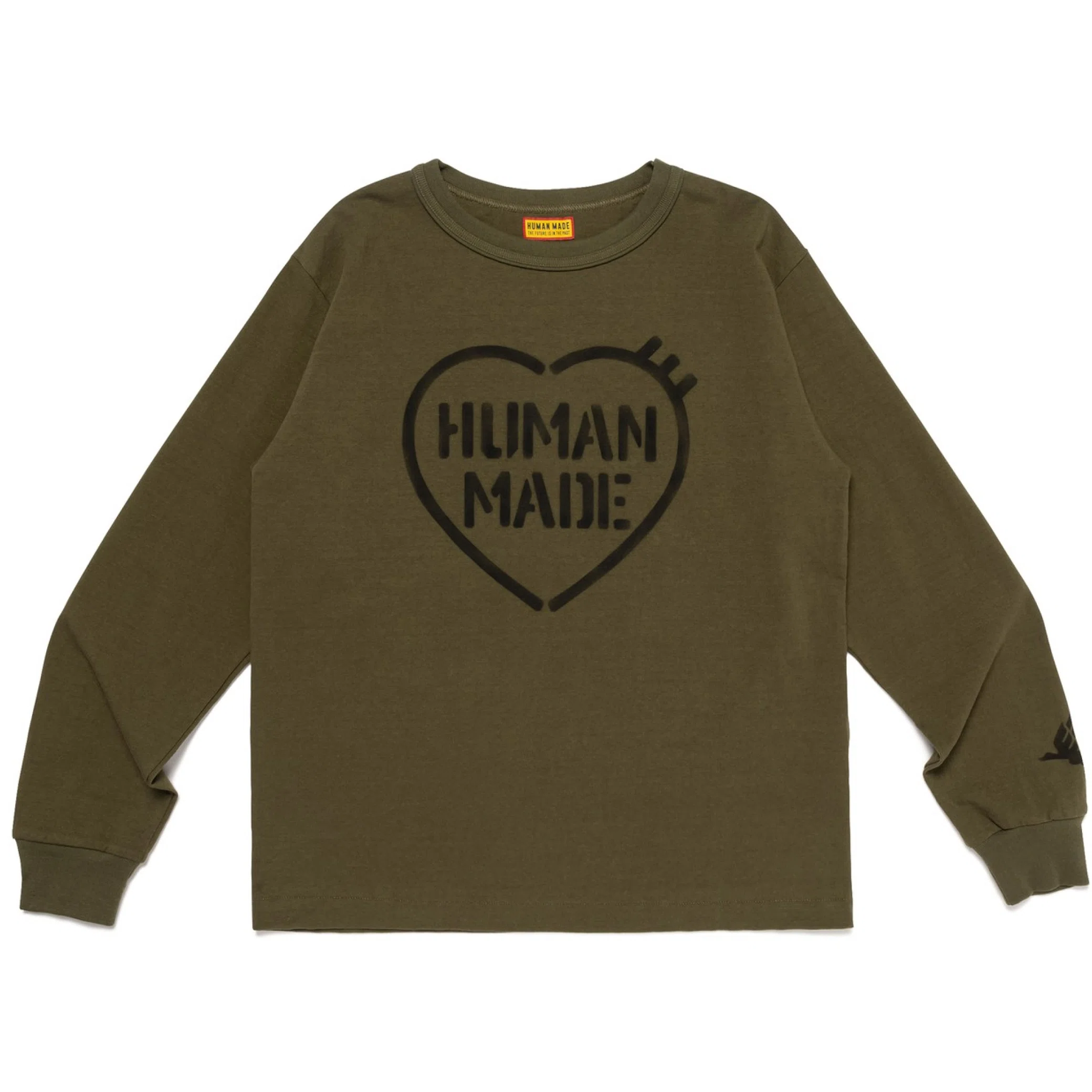 Лонгсливы Human Made Human Made Military L/S T-Shirt "Olivedrab" | Farsel