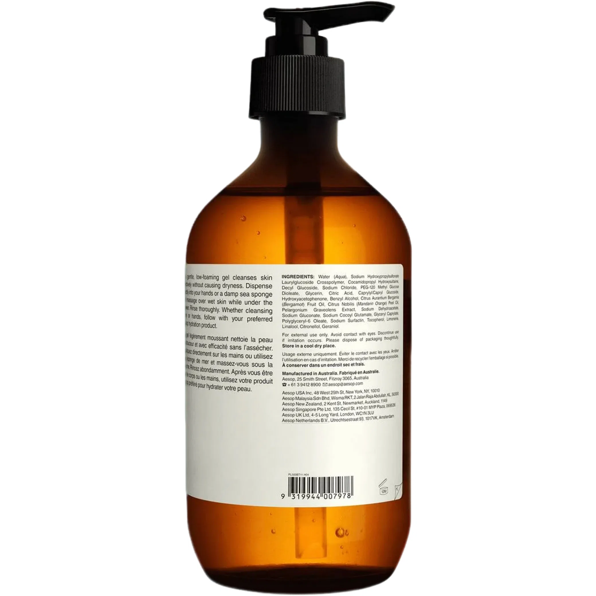 Гели для душа Aesop Geranium Leaf Body Cleanser 500ml | Farsel