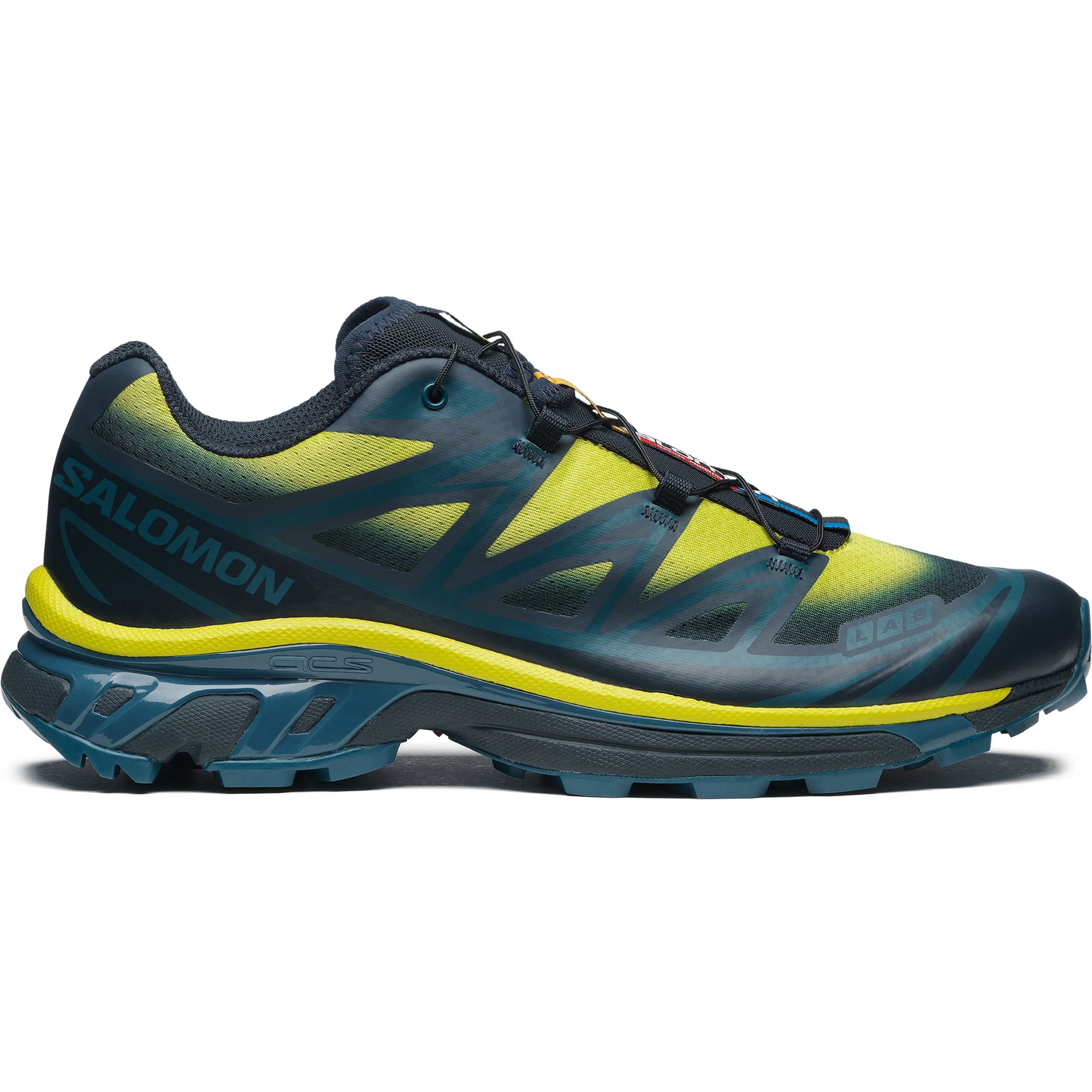 Кроссовки Salomon XT-6 Skyline "Carbon Sunny Lime" | Farsel
