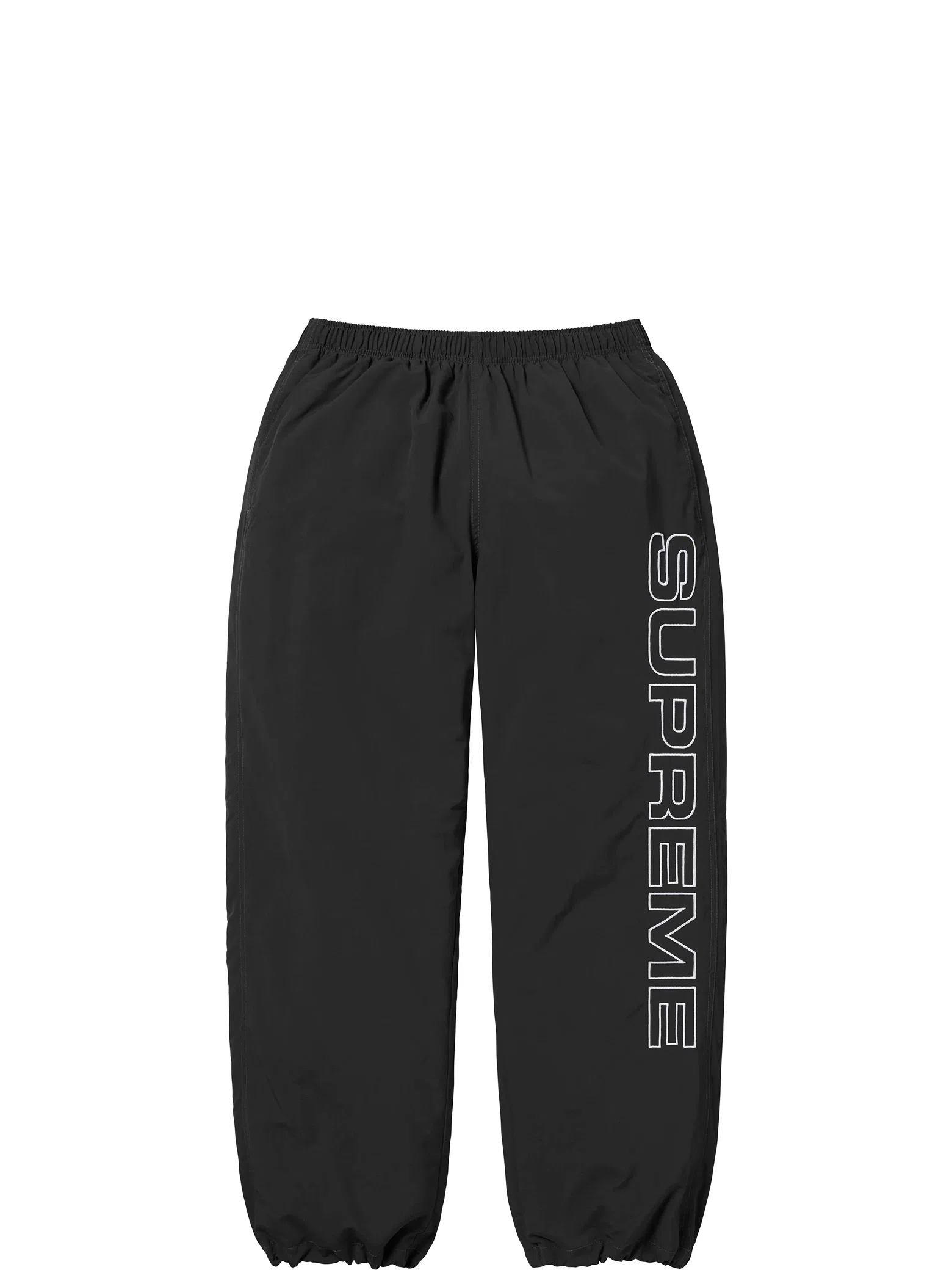 Штаны Supreme FW24 Spellout Embroidered Track Pant "Black" | Farsel