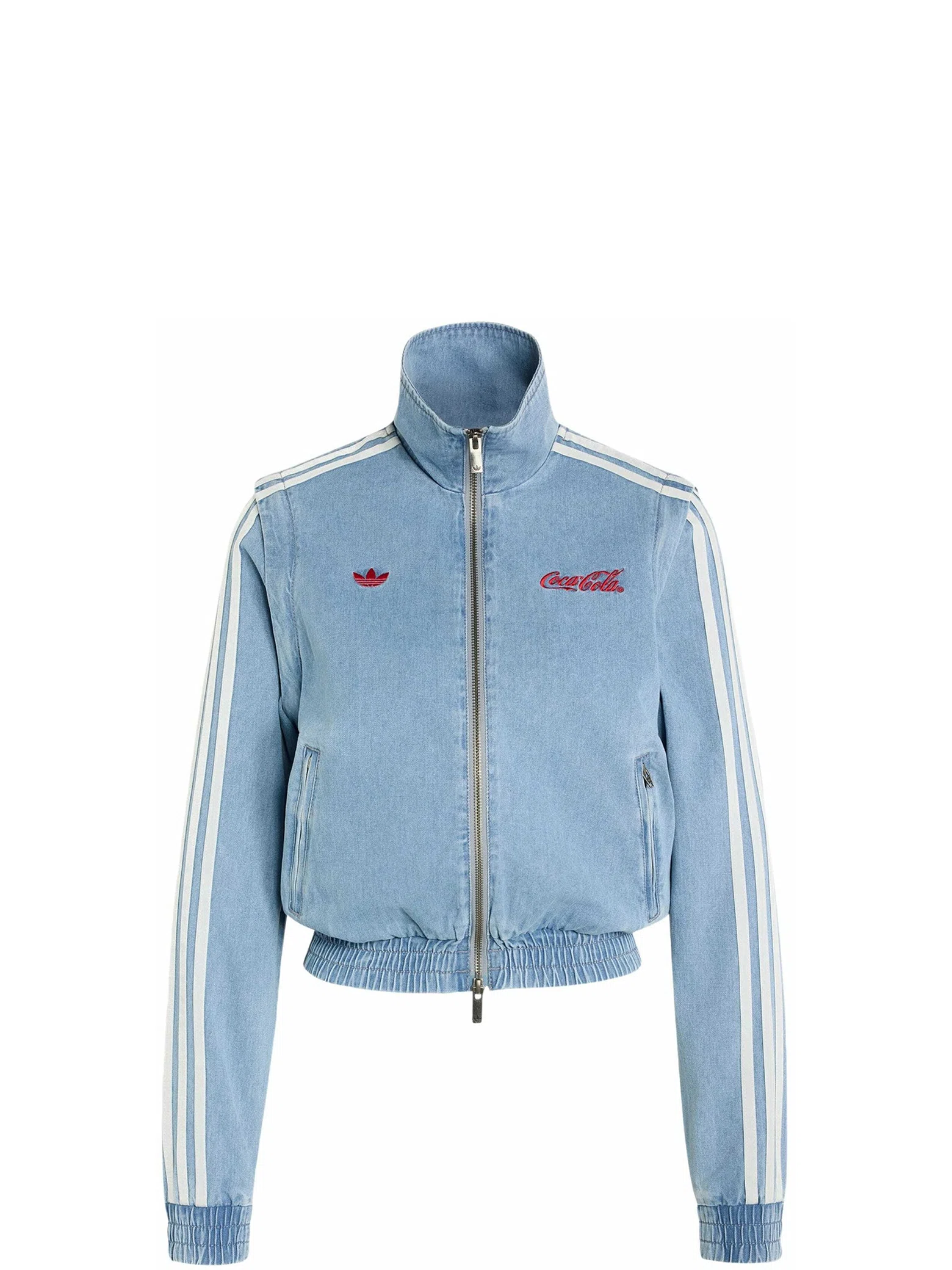 Куртки Adidas Coca-Cola x Firebird Reg Denim Track Top "Light Denim" | Farsel