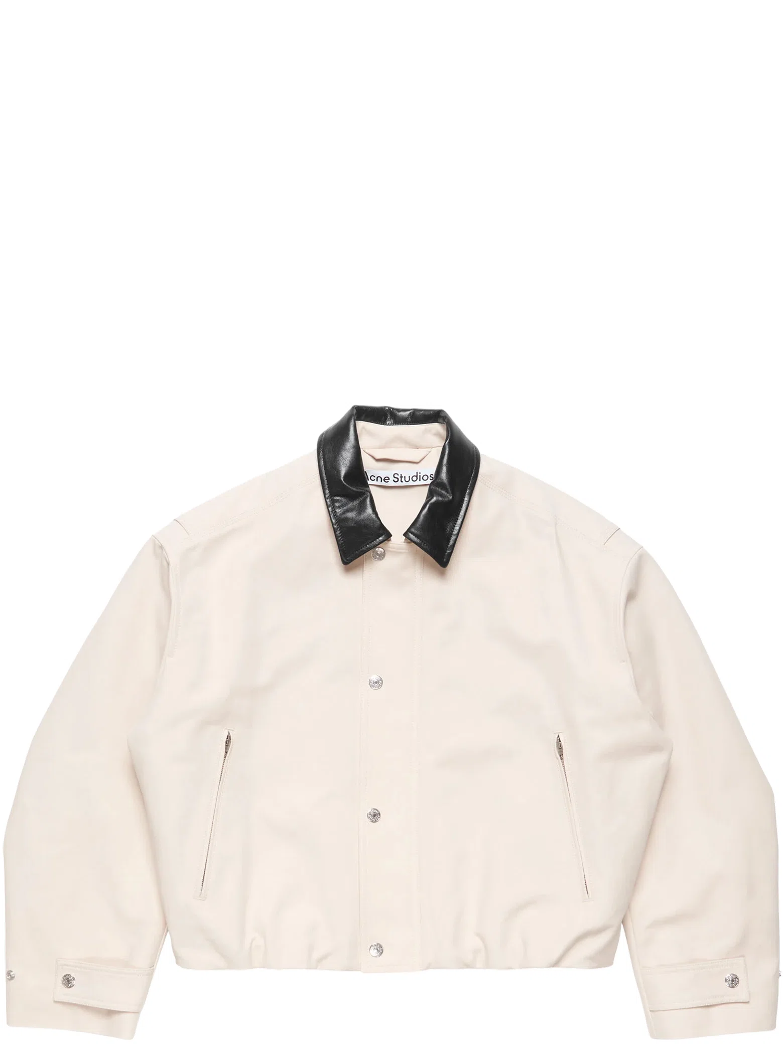 Куртки Acne Studios Bomber With Leather Collar "Light Taupe" | Farsel