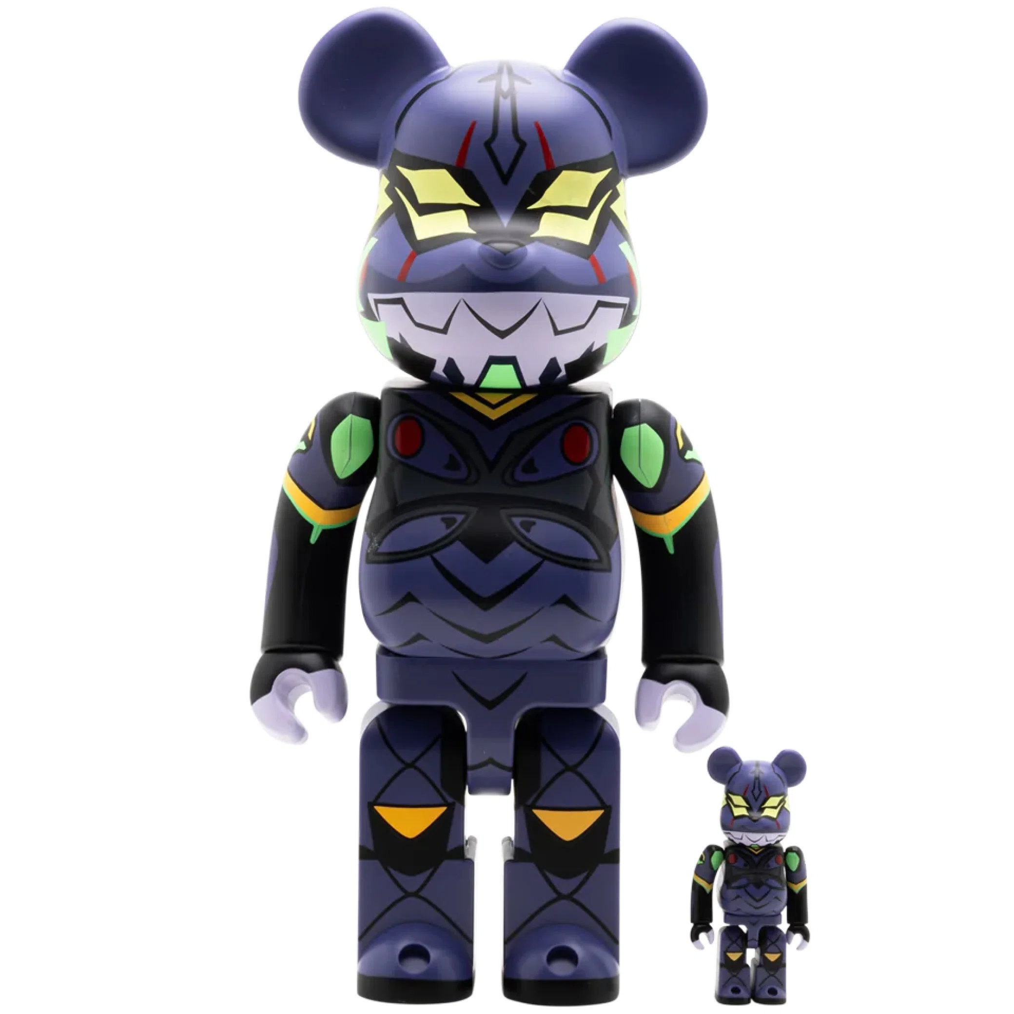  Medicom Toy Bearbrick Evangelion Unit 13 "(New Paint Version) 100% & 400% Set" | Farsel