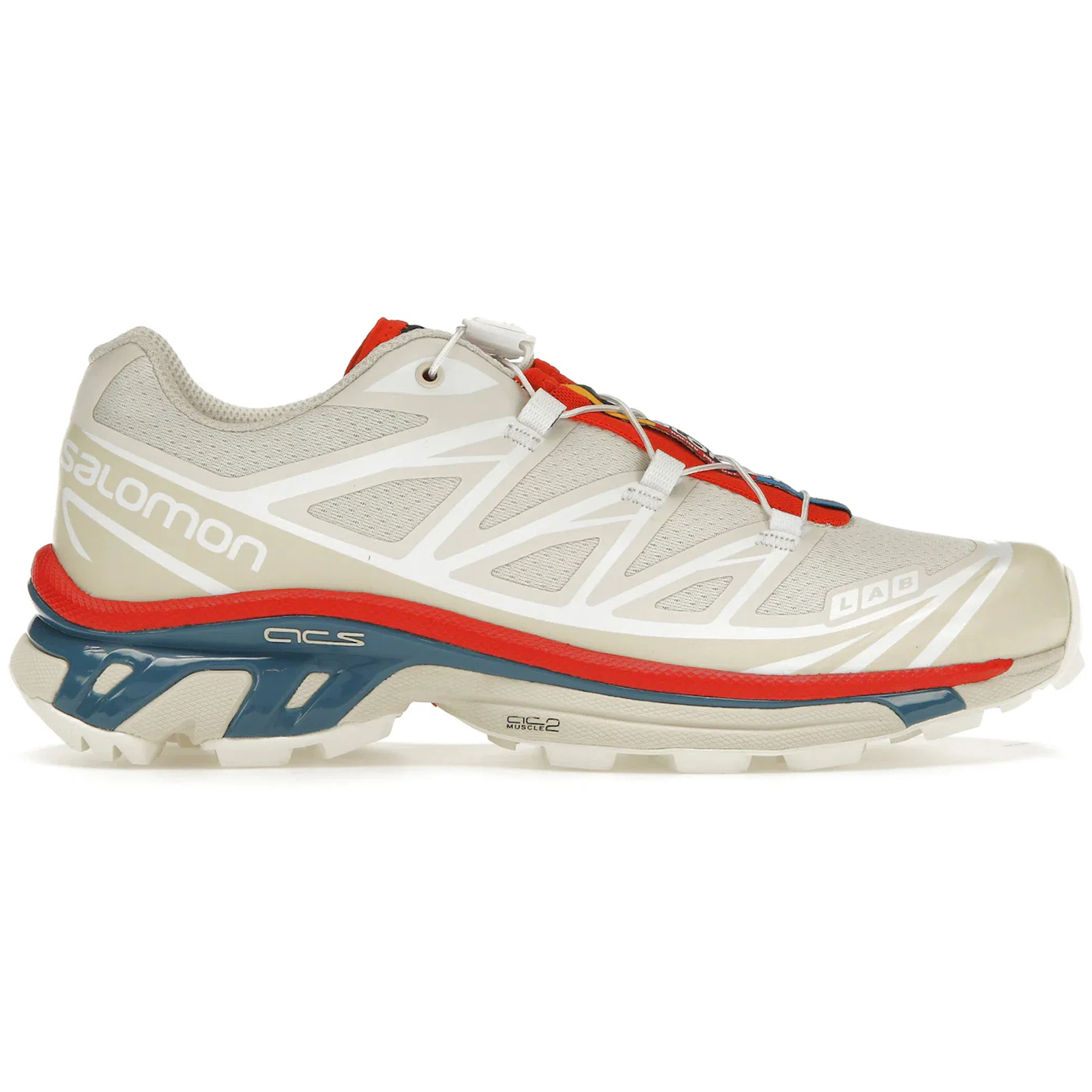 Кроссовки Salomon XT-6 "Almond Milk Aurora Red" | Farsel