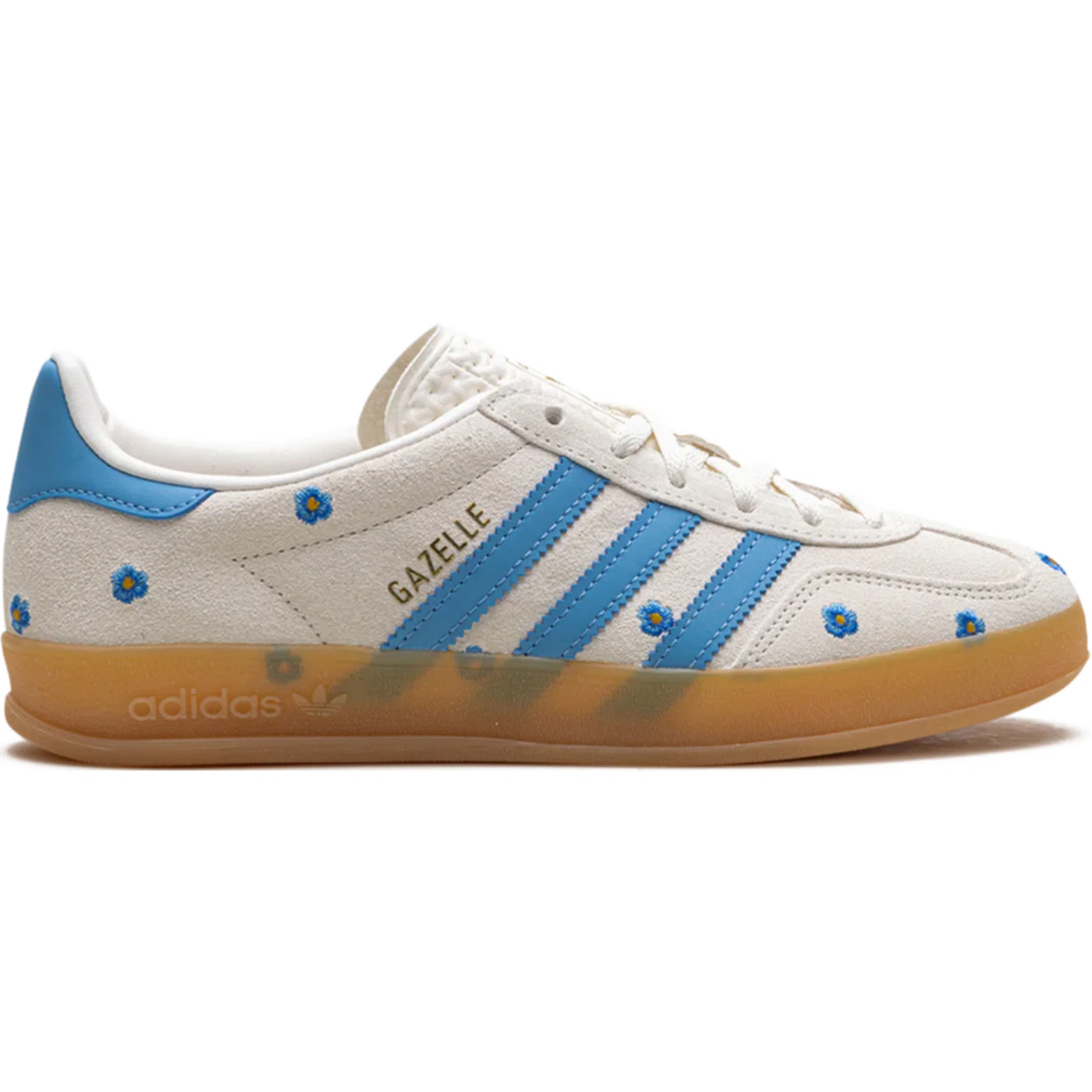 Кроссовки Adidas Gazelle Indoor WMNS "Light Blue Floral" | Farsel