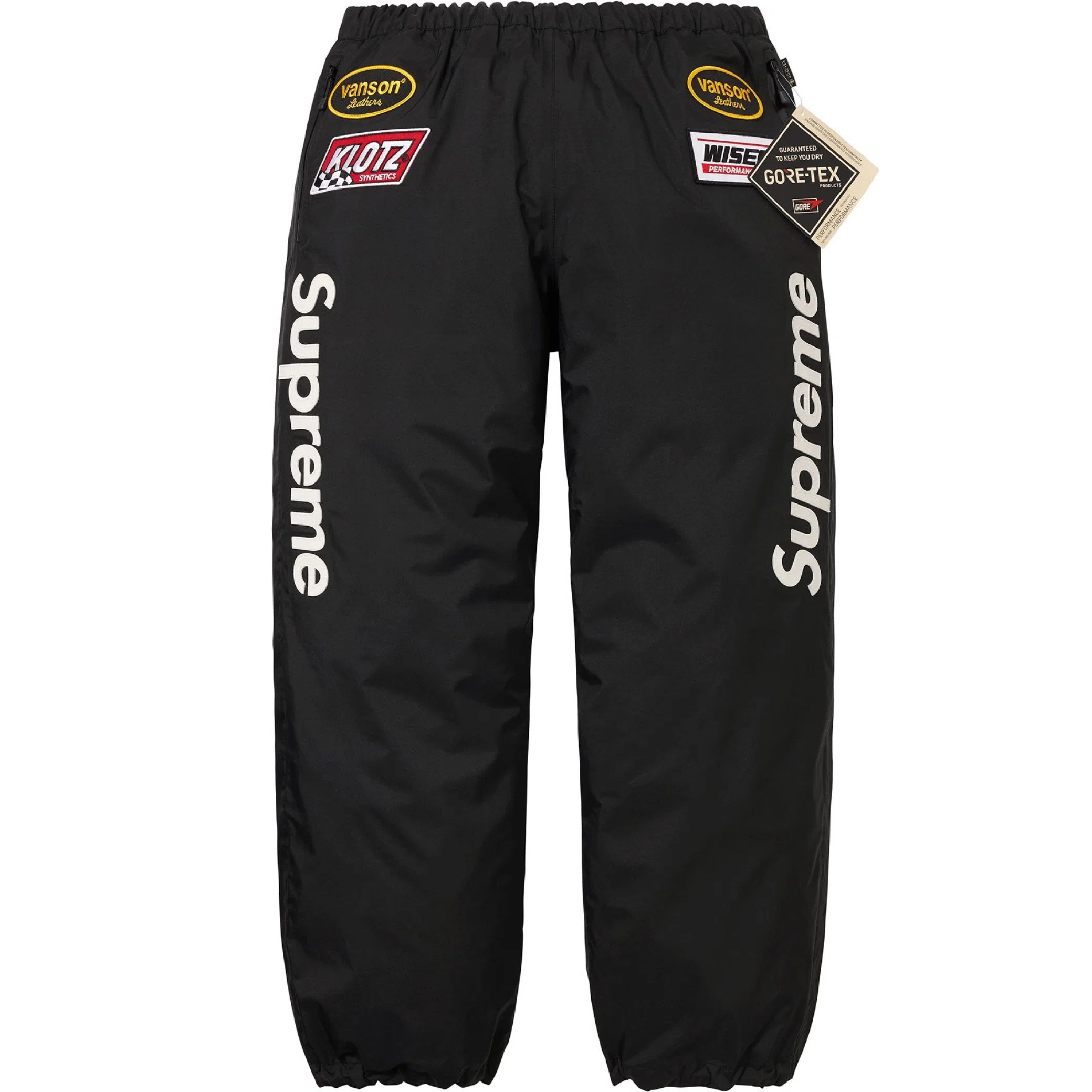  Supreme FW25 Vanson Leathers GORE-TEX Pant "Black" | Farsel