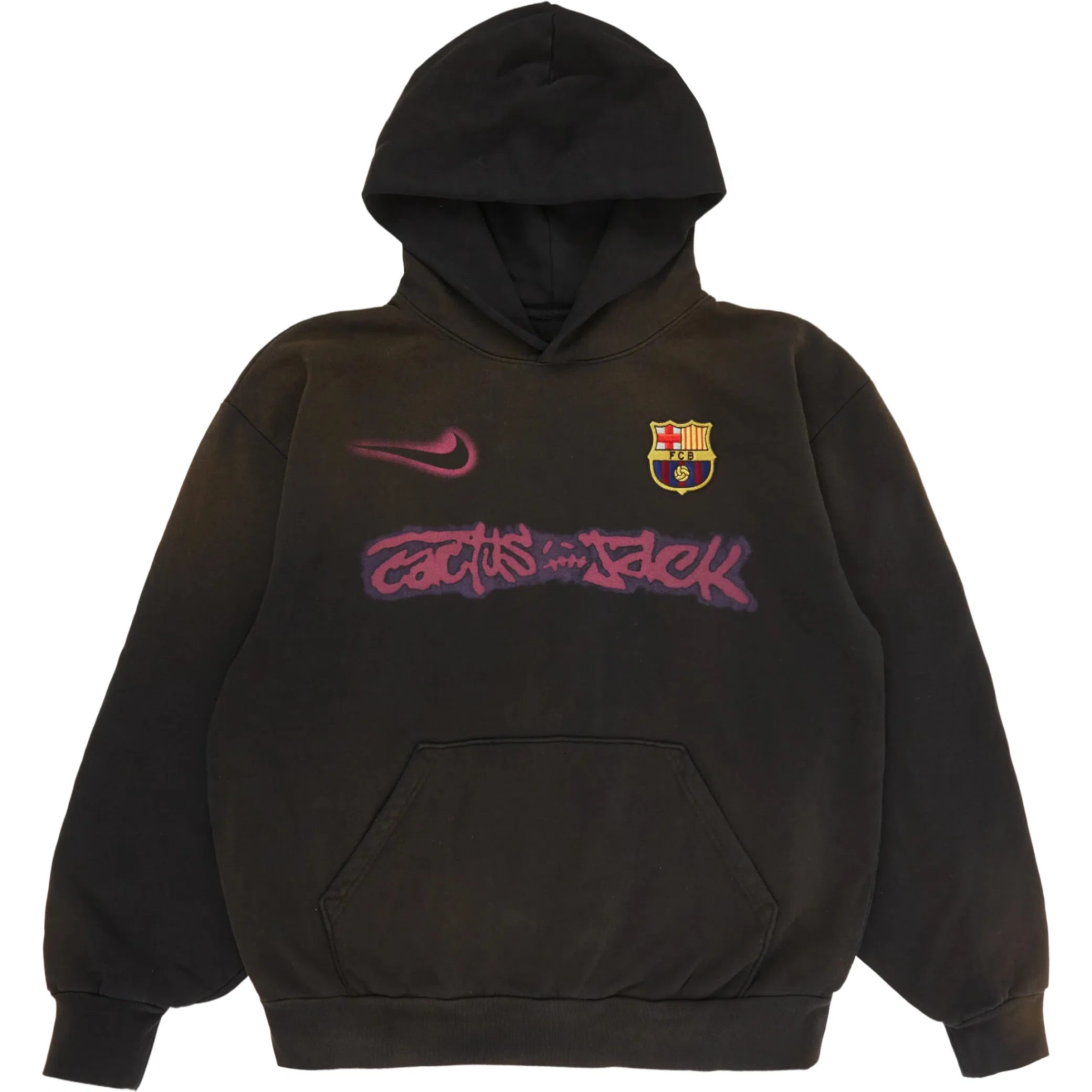 Худи Travis Scott CJ X NIKE X FCB SPRAY LOGO HOODIE | Farsel