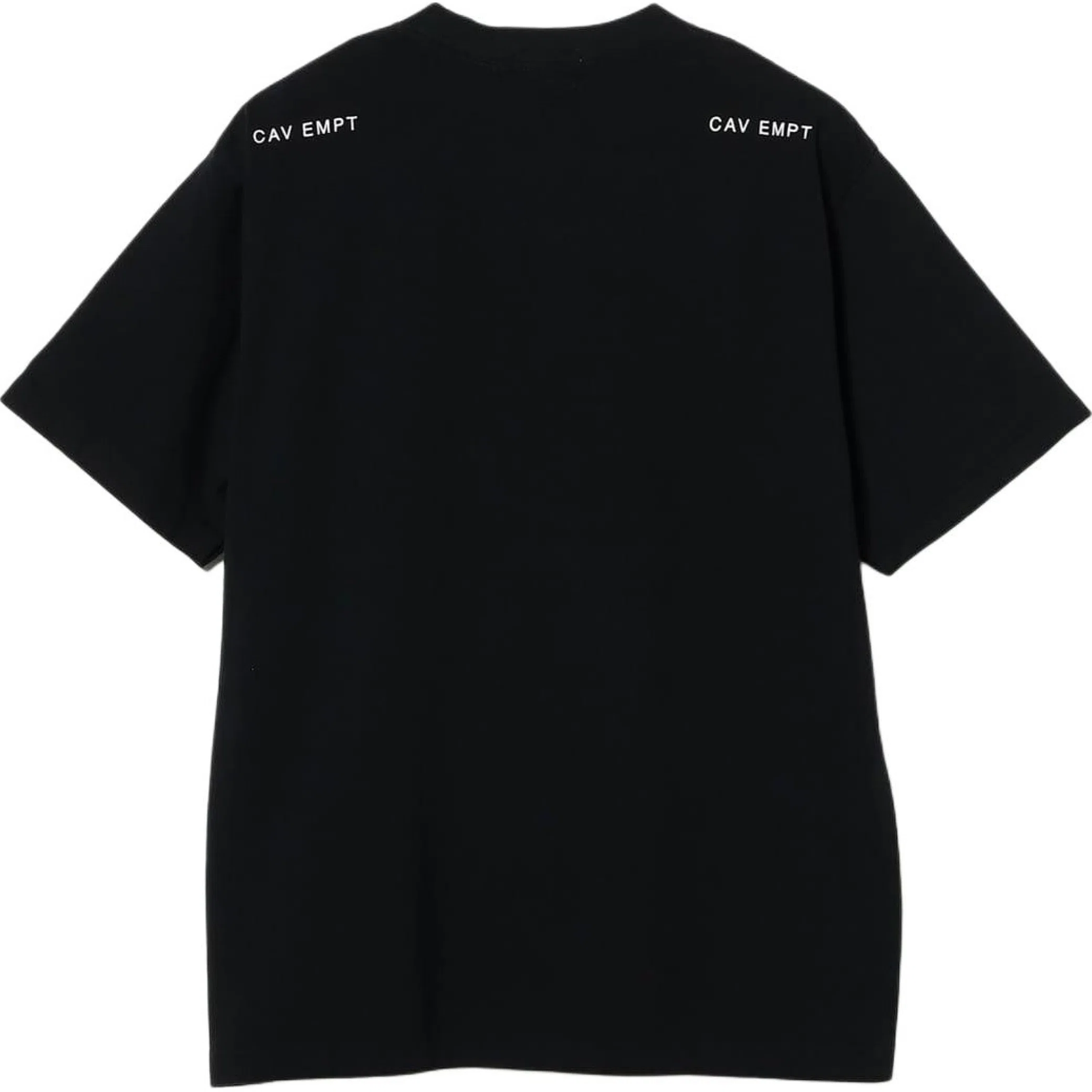 Футболки Cav Empt SS25 Fashion Print Round Neck Short Sleeve T-Shirt "Black" | Farsel