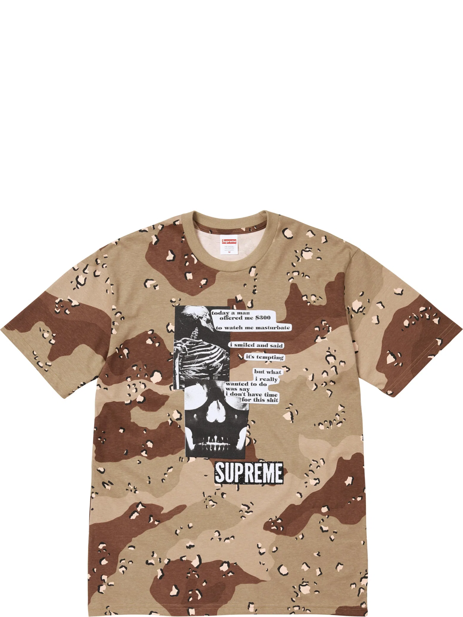 Футболки Supreme SS25 Anatomy Tee "Chocolate Chip Camo" | Farsel