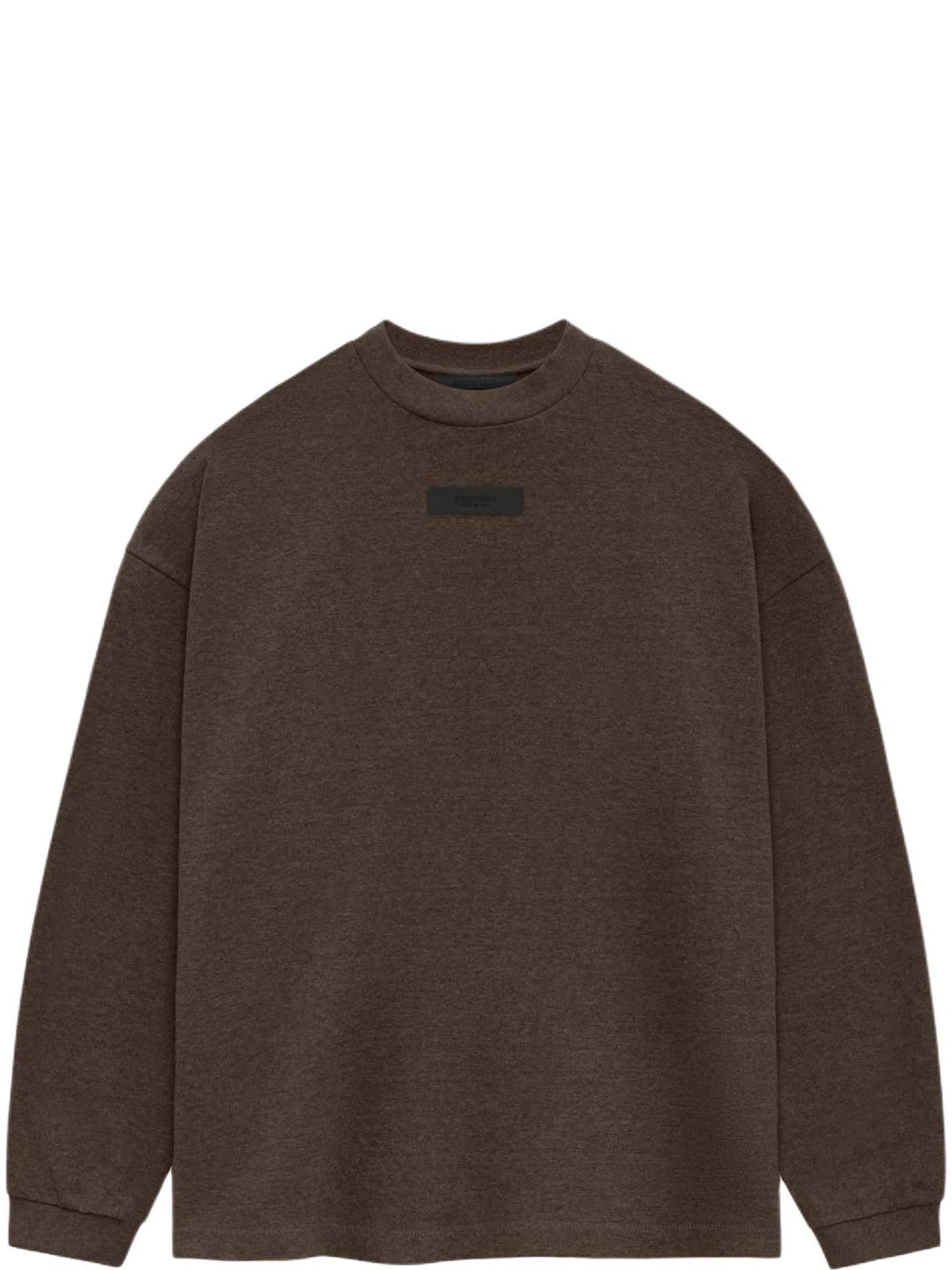 Лонгсливы Fear of God SS24 Essentials Long-Sleeve Tee "Heather Wood" | Farsel