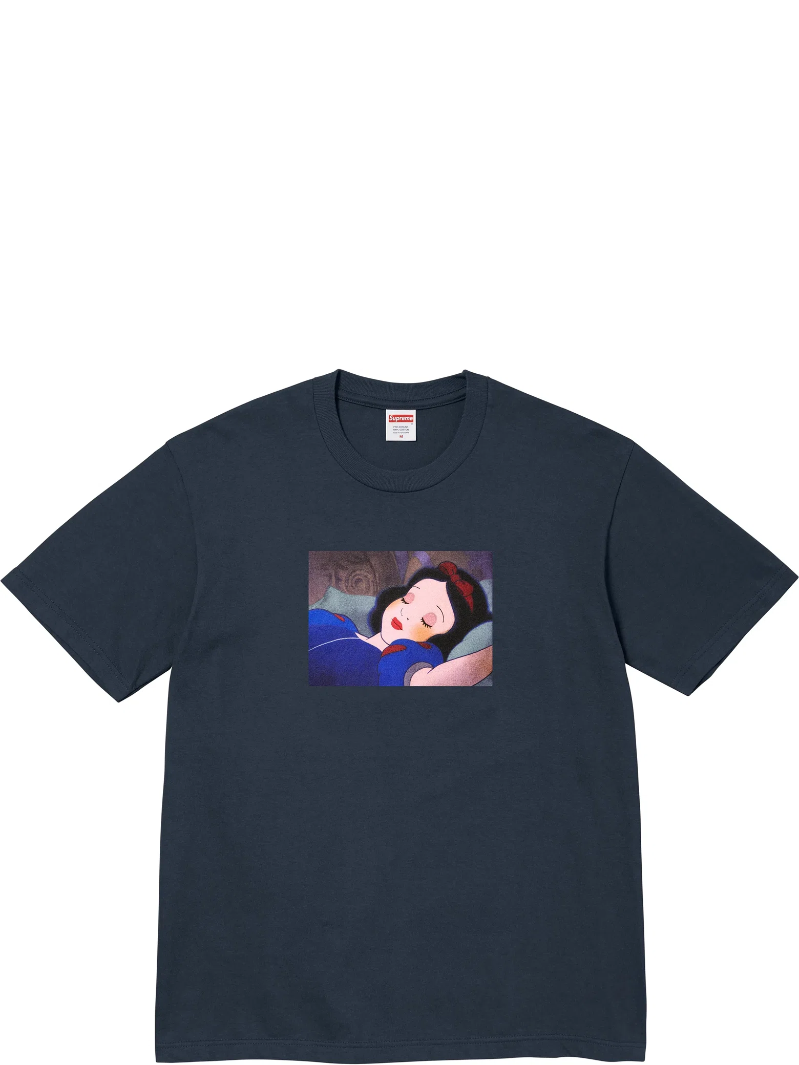 Футболки Supreme FW24 Snow White Tee "Navy" | Farsel