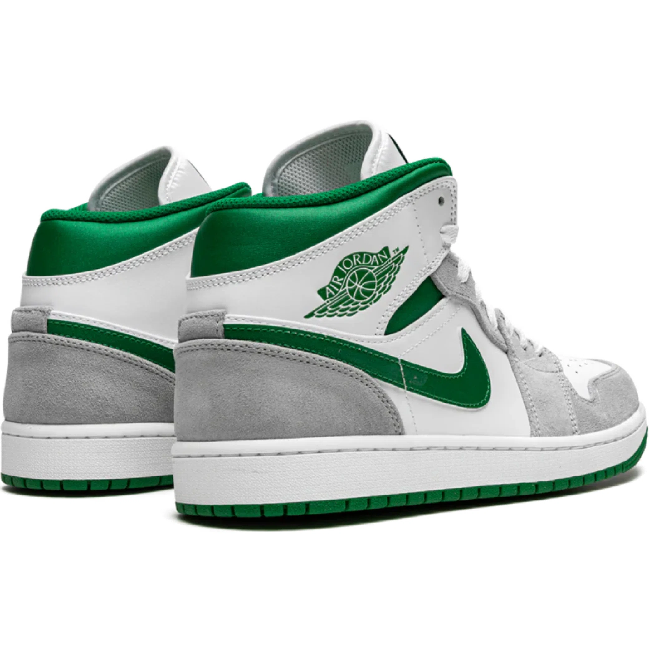  Nike Air Jordan 1 Mid SE "Grey / Pine Green / White" | Farsel