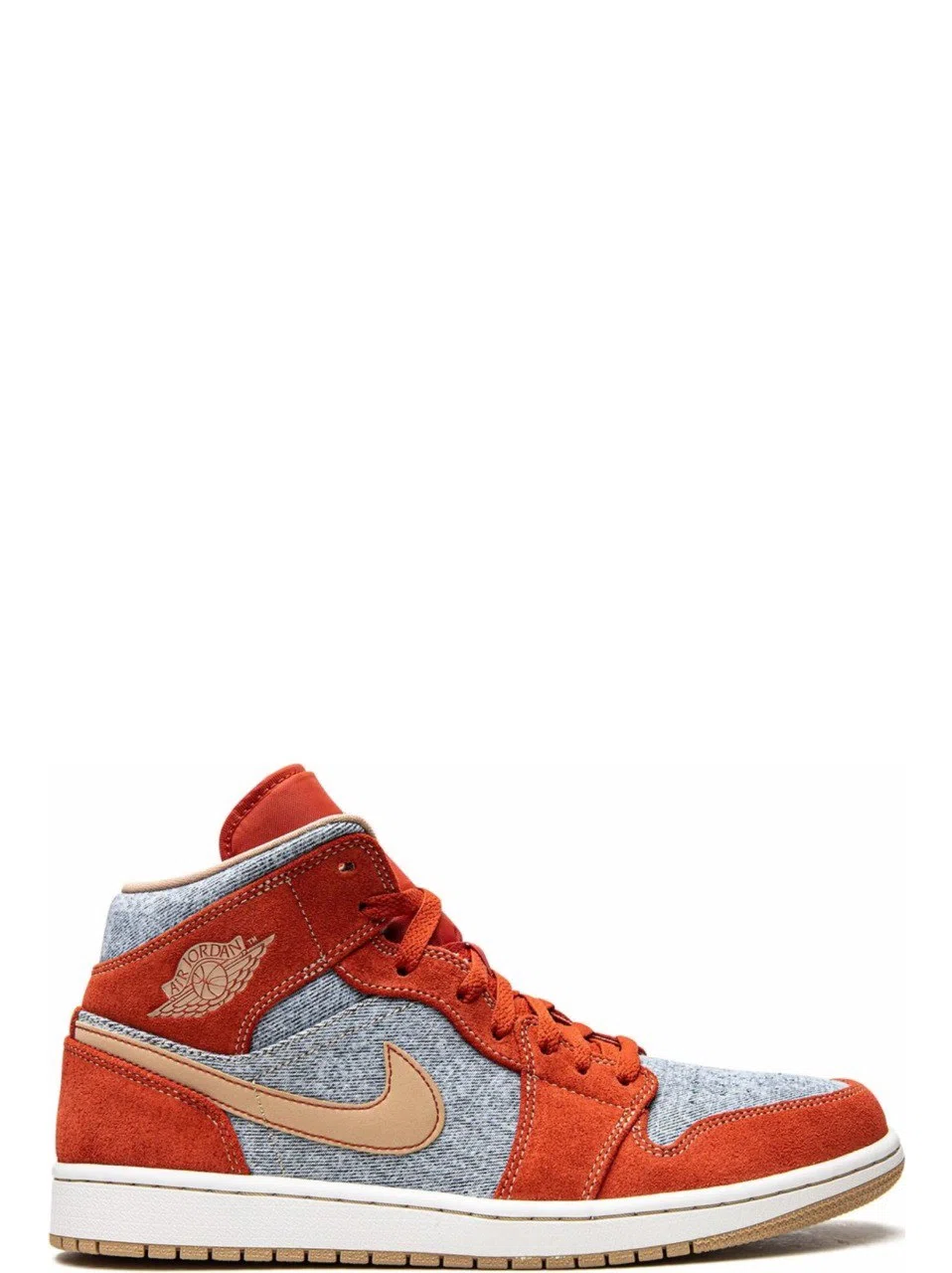 Кроссовки Nike Air Jordan 1 Mid "Denim Red" | Farsel