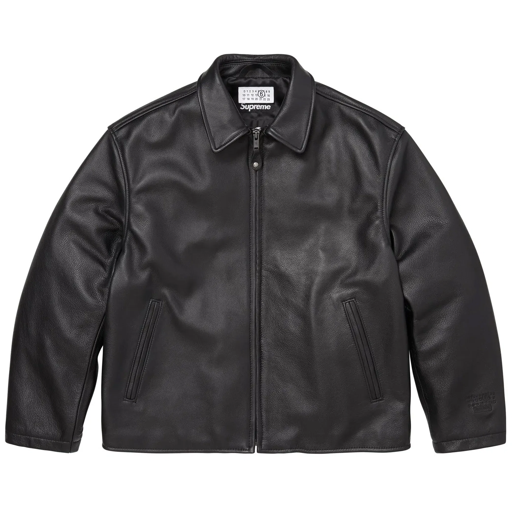 Куртки Supreme MM6 Maison Margiela x Schott Eagle Leather Jacket "Black" | Farsel