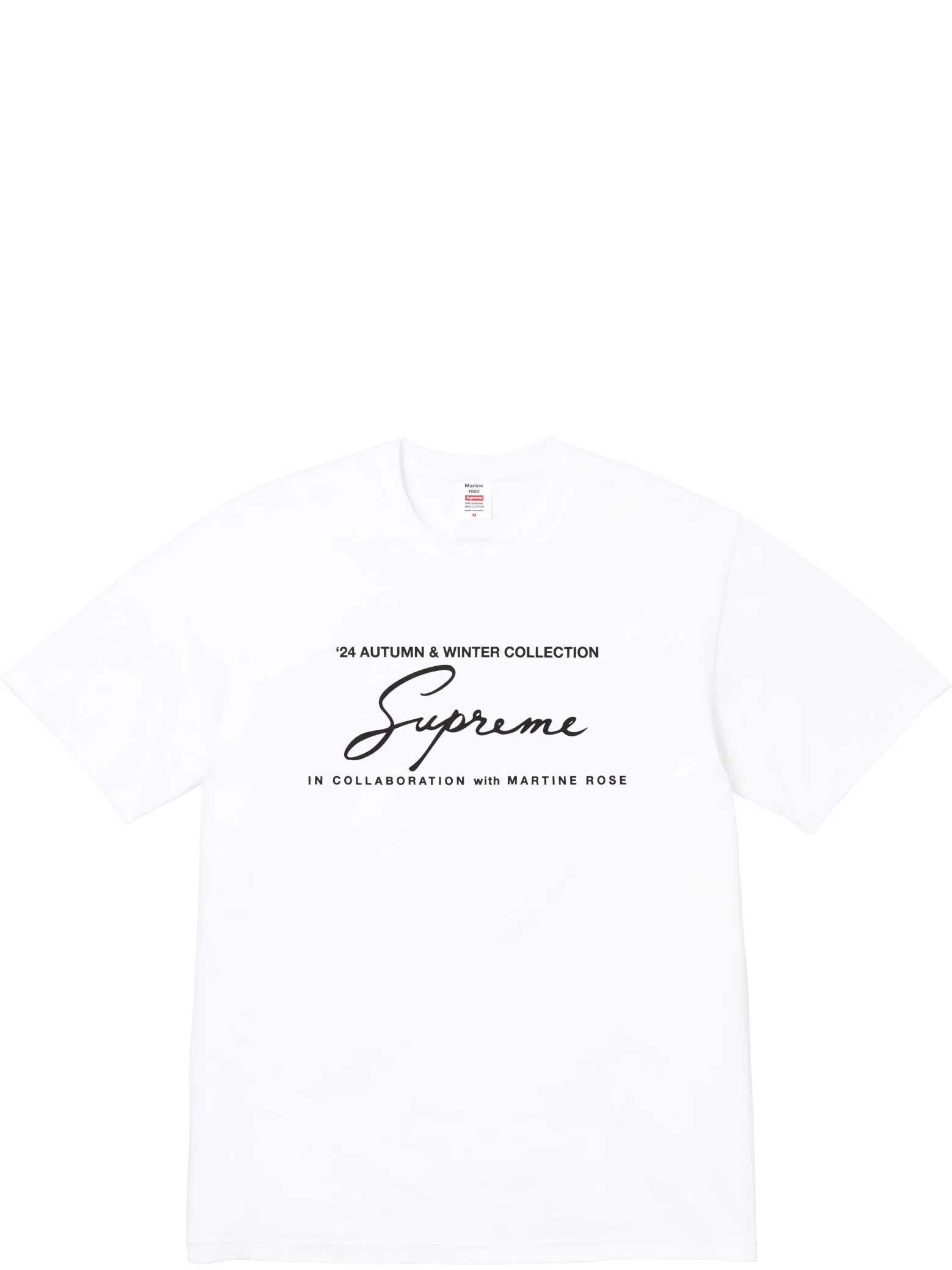 Футболки Supreme FW24 Martine Rose Tee "White" | Farsel