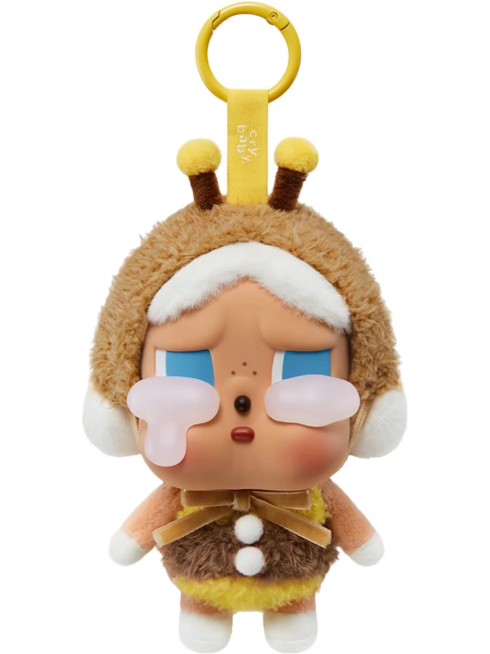 Брелоки Pop Mart CryBaby Crying Again Series Vinyl Face Plush "I'll Bring You a Flower" | Farsel