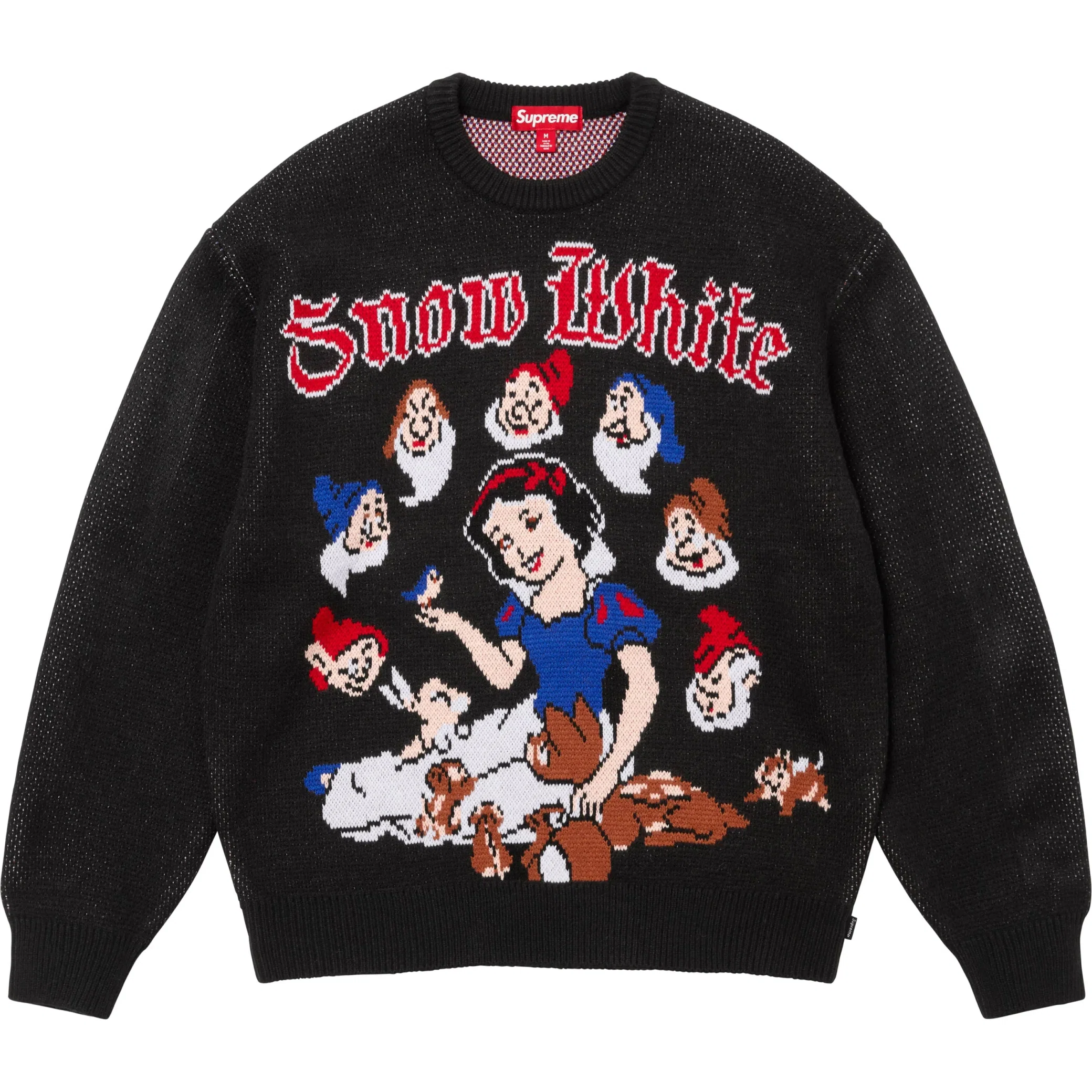  Supreme FW24 Snow White Sweater "Black" | Farsel