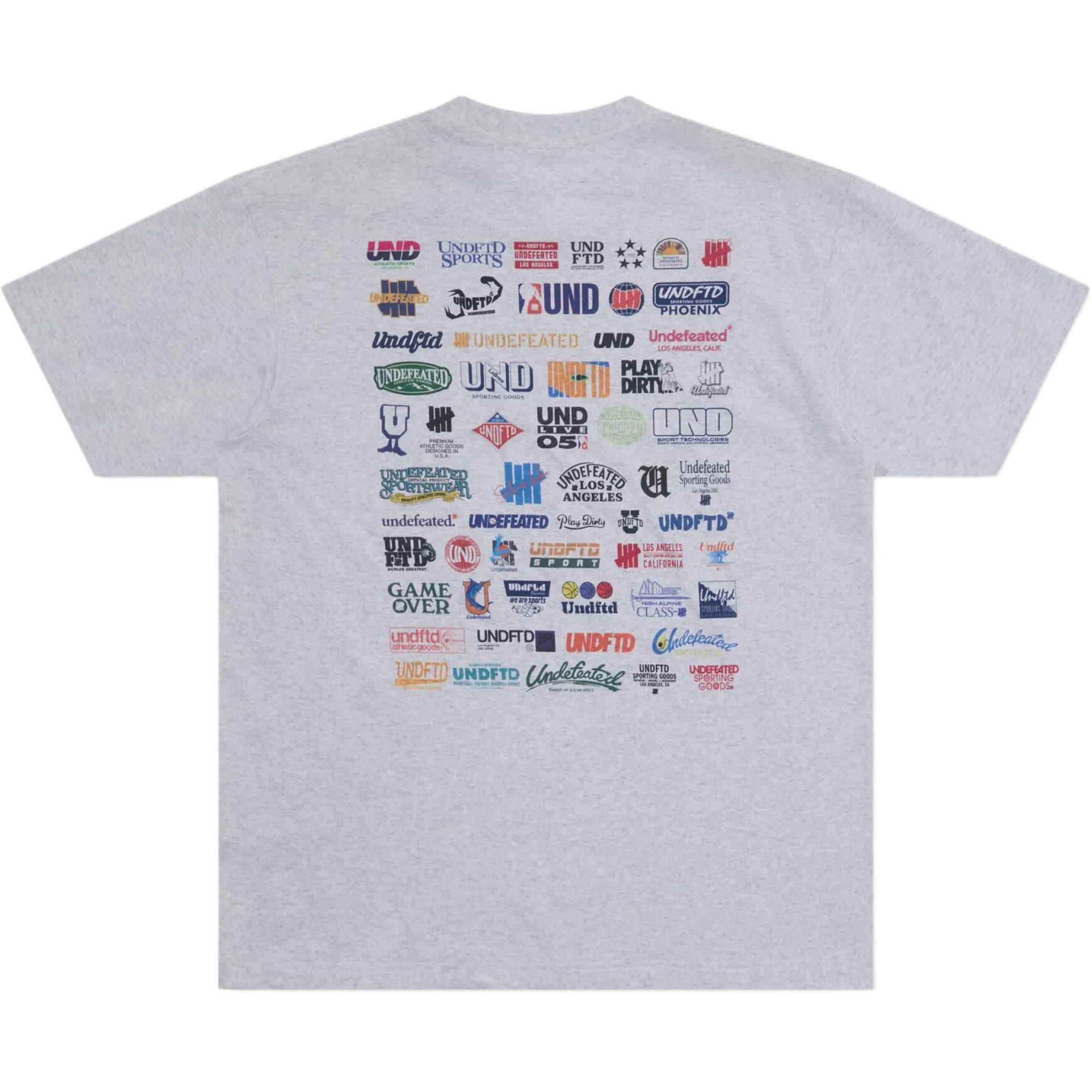 Футболки Undefeated SS26 T Shirts Crew Neck Straight Fit "Grey" | Farsel