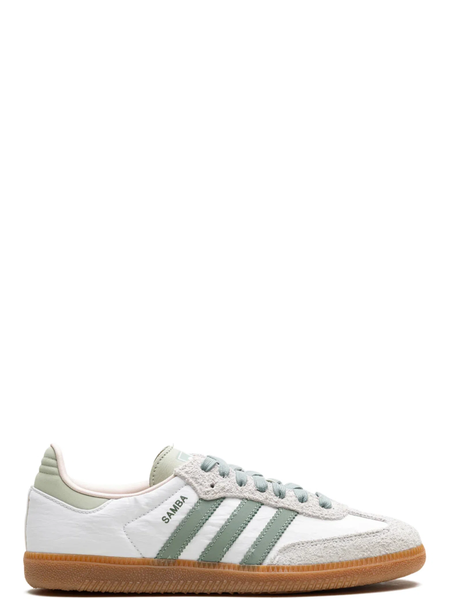 Кроссовки Adidas Samba OG WMNS "White Silver Green" | Farsel