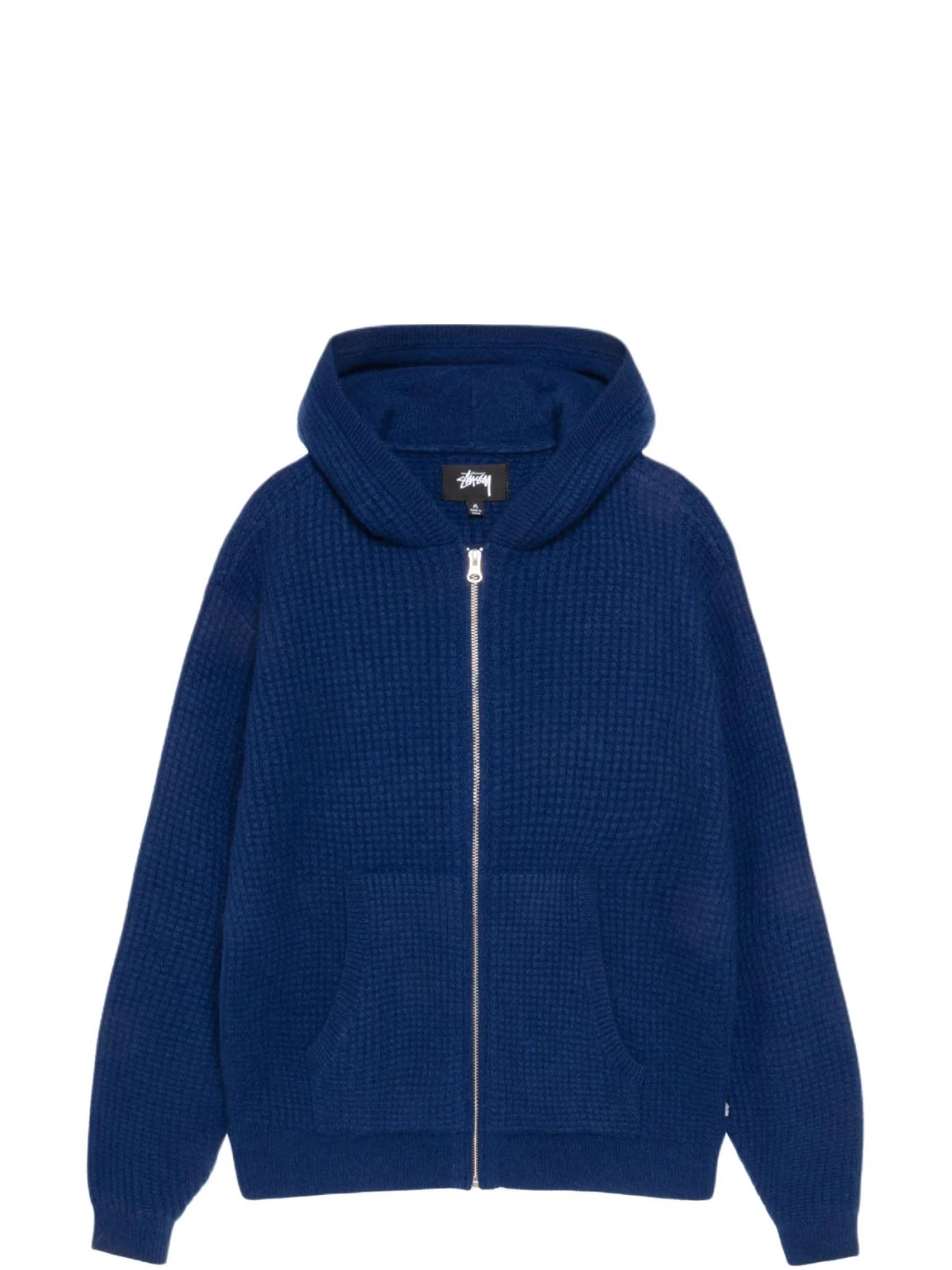 Худи Stussy Waffle Cashmere Zip Hoodie "Navy" | Farsel