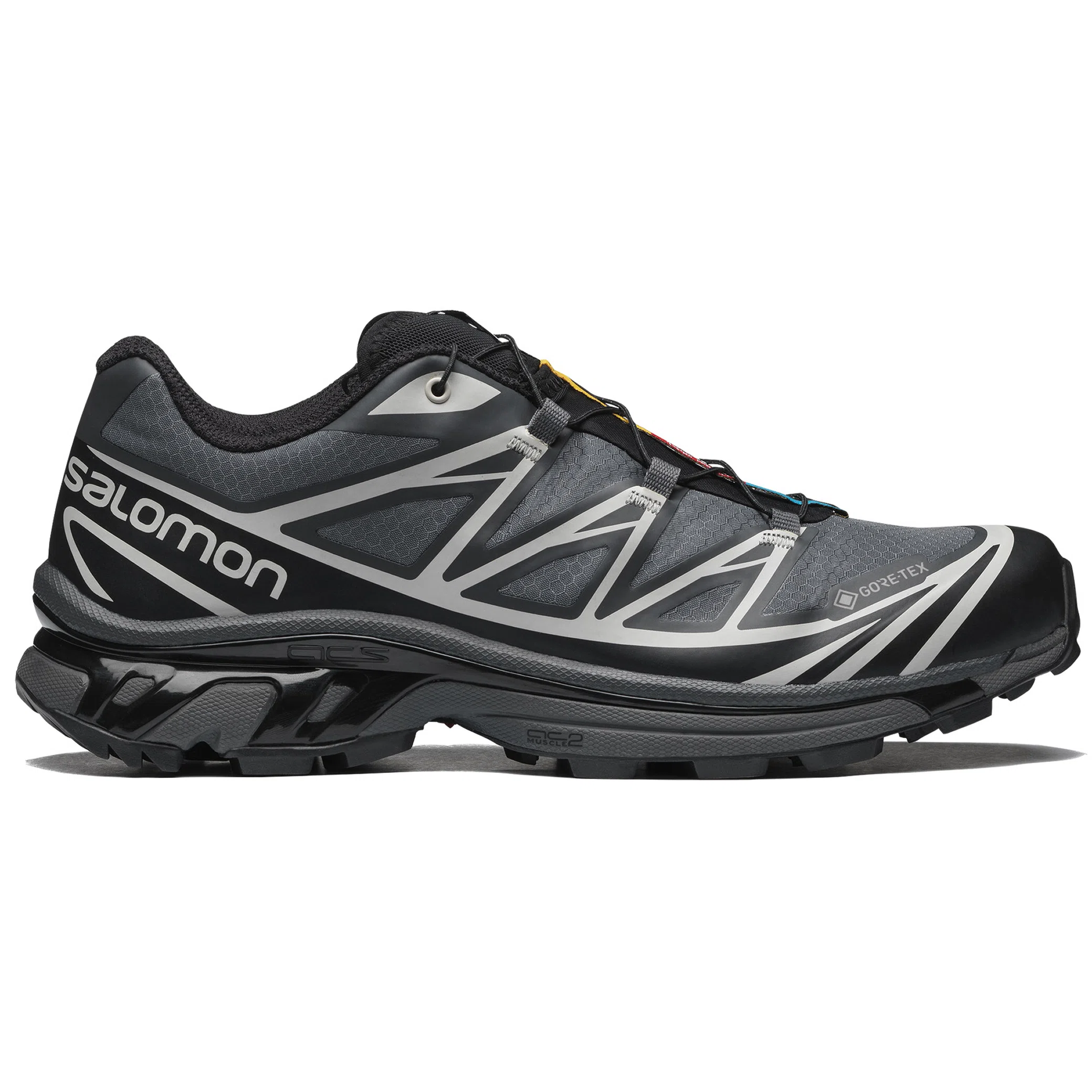 Кроссовки Salomon XT 6 Gore-tex "Black Ebony Lunar" | Farsel