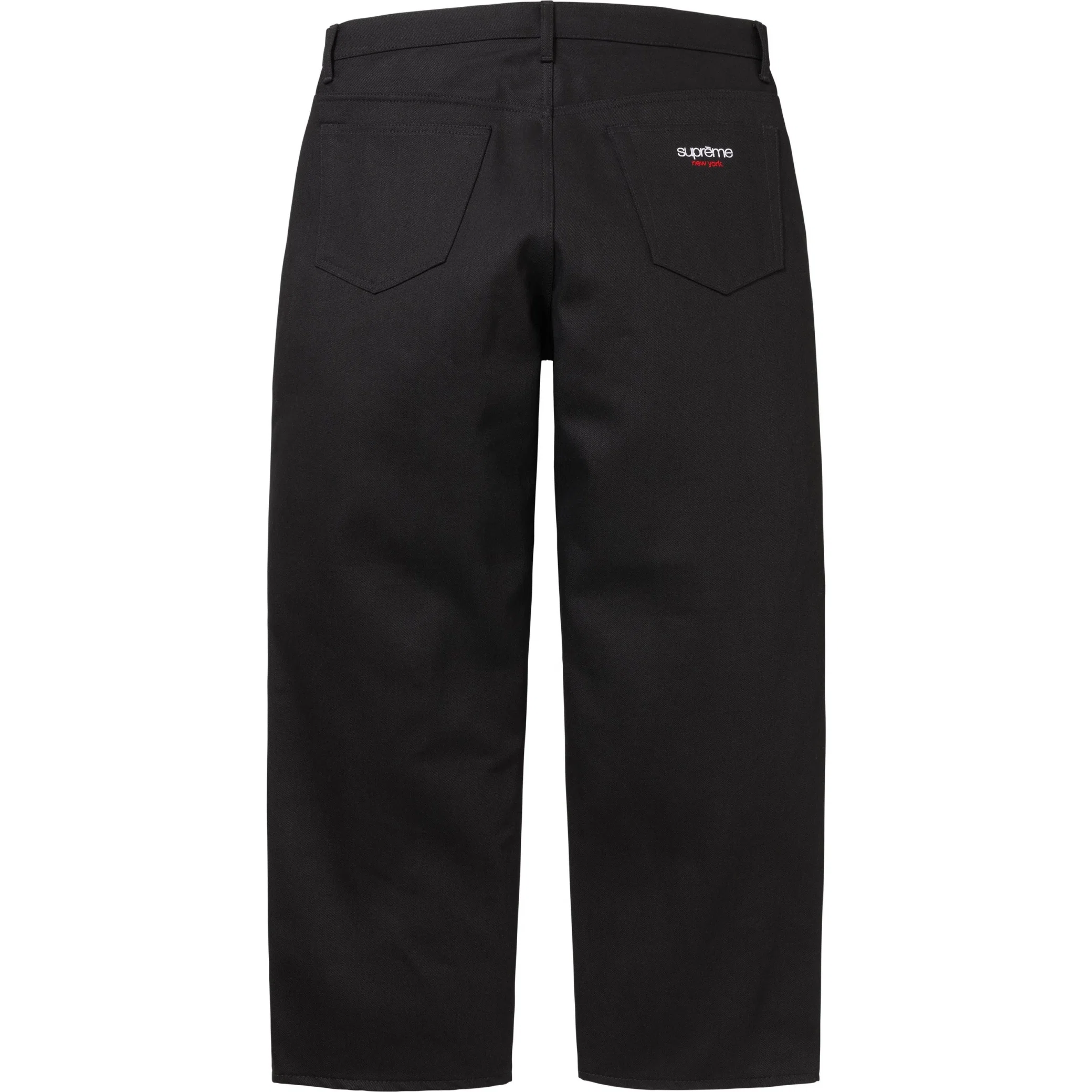 Джинсы Supreme FW25 Baggy Selvedge Jean "Rigid Black" | Farsel