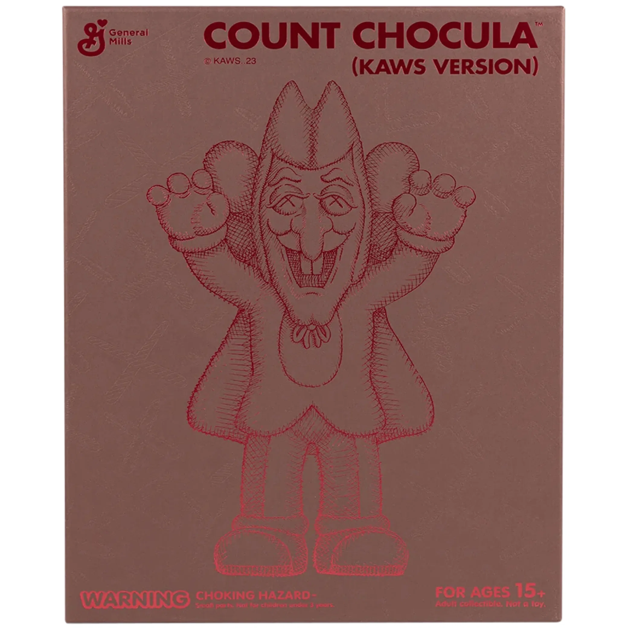 Игрушки Kaws Cereal Monsters Count Chocula Figure "Brown" | Farsel
