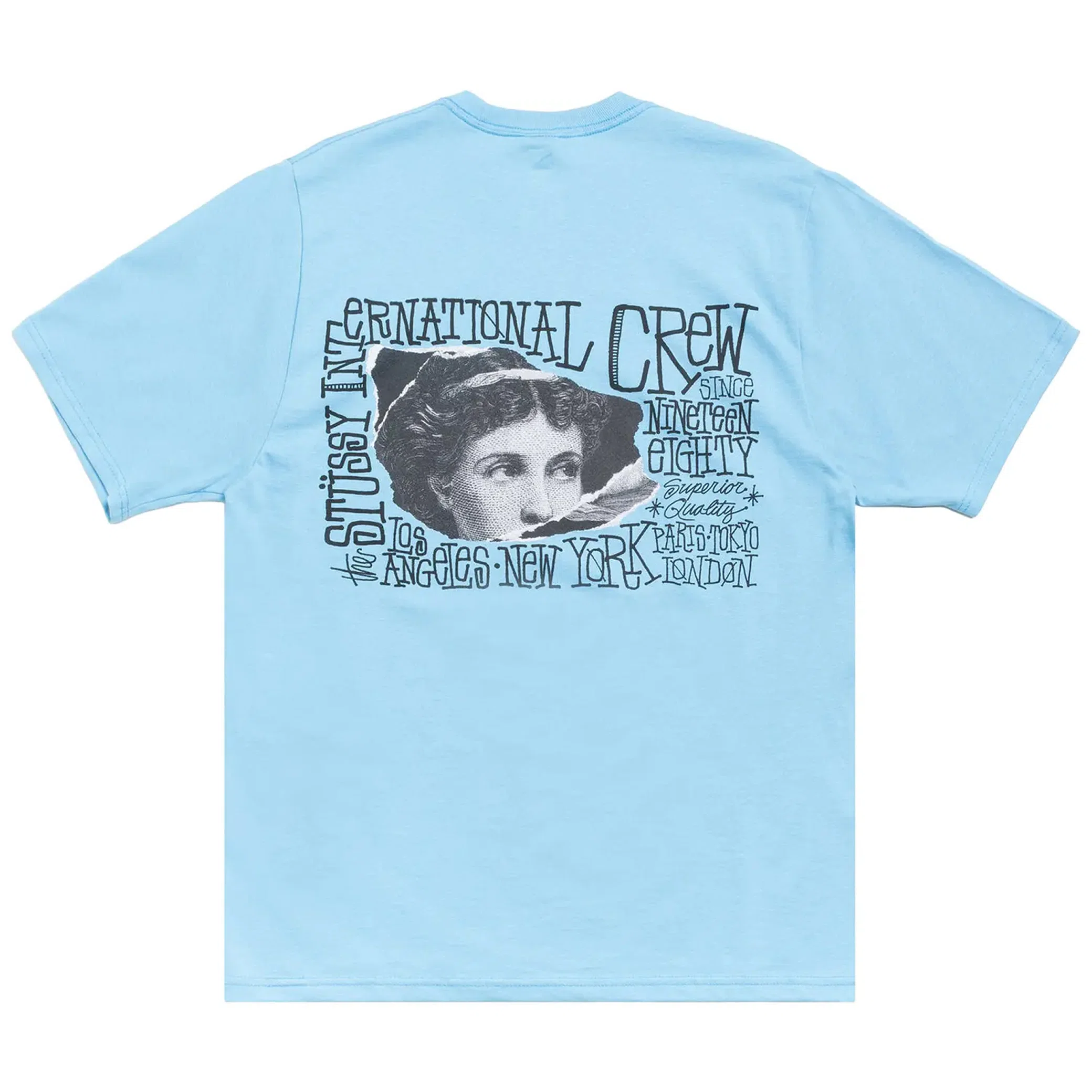 Футболки Stussy Victoria Tee "Sky Blue" | Farsel