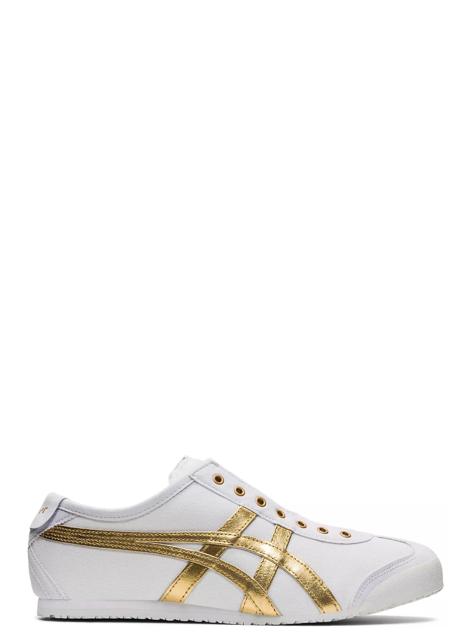 Кроссовки Asics Onitsuka Tiger Mexico 66 Slip-On "White Pure Gold" | Farsel