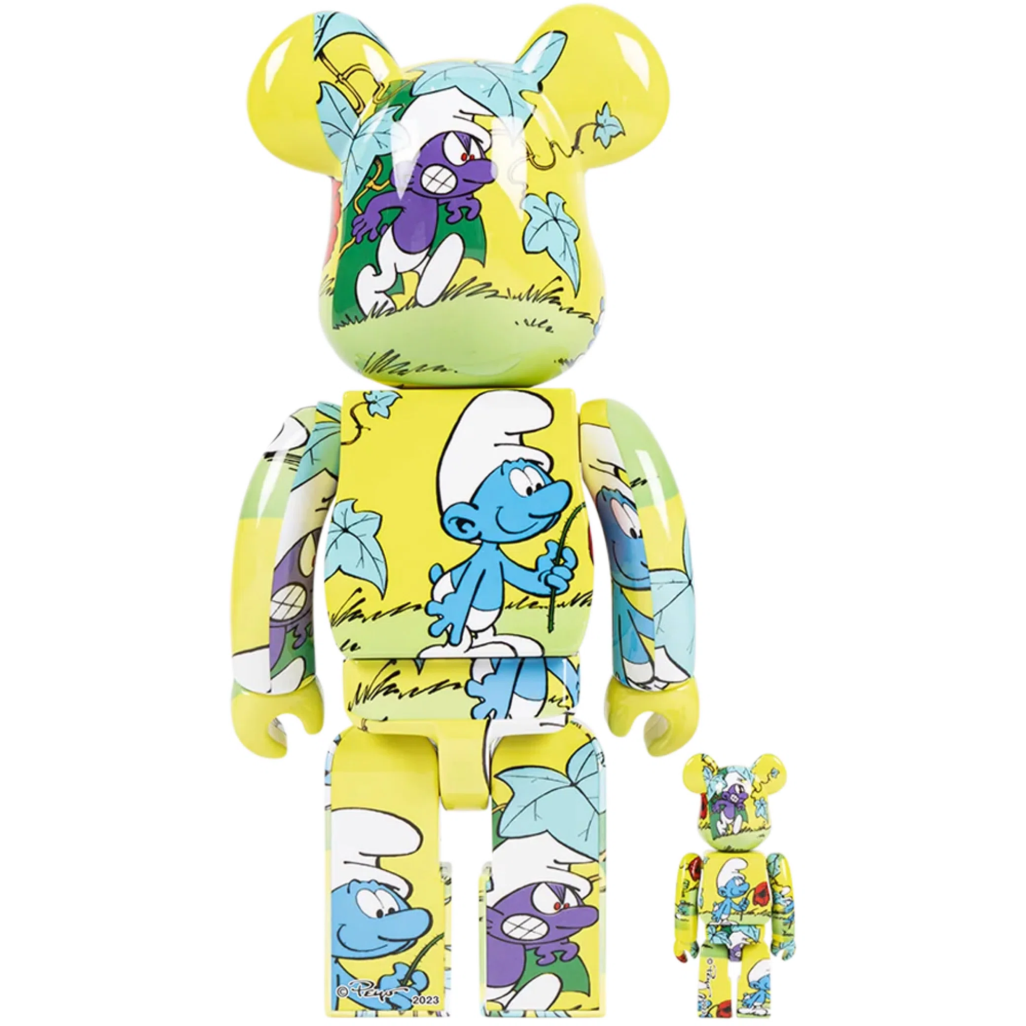  Medicom Toy Bearbrick x The Smurfs (The Purple Smurfs) "100% & 400% Set" | Farsel
