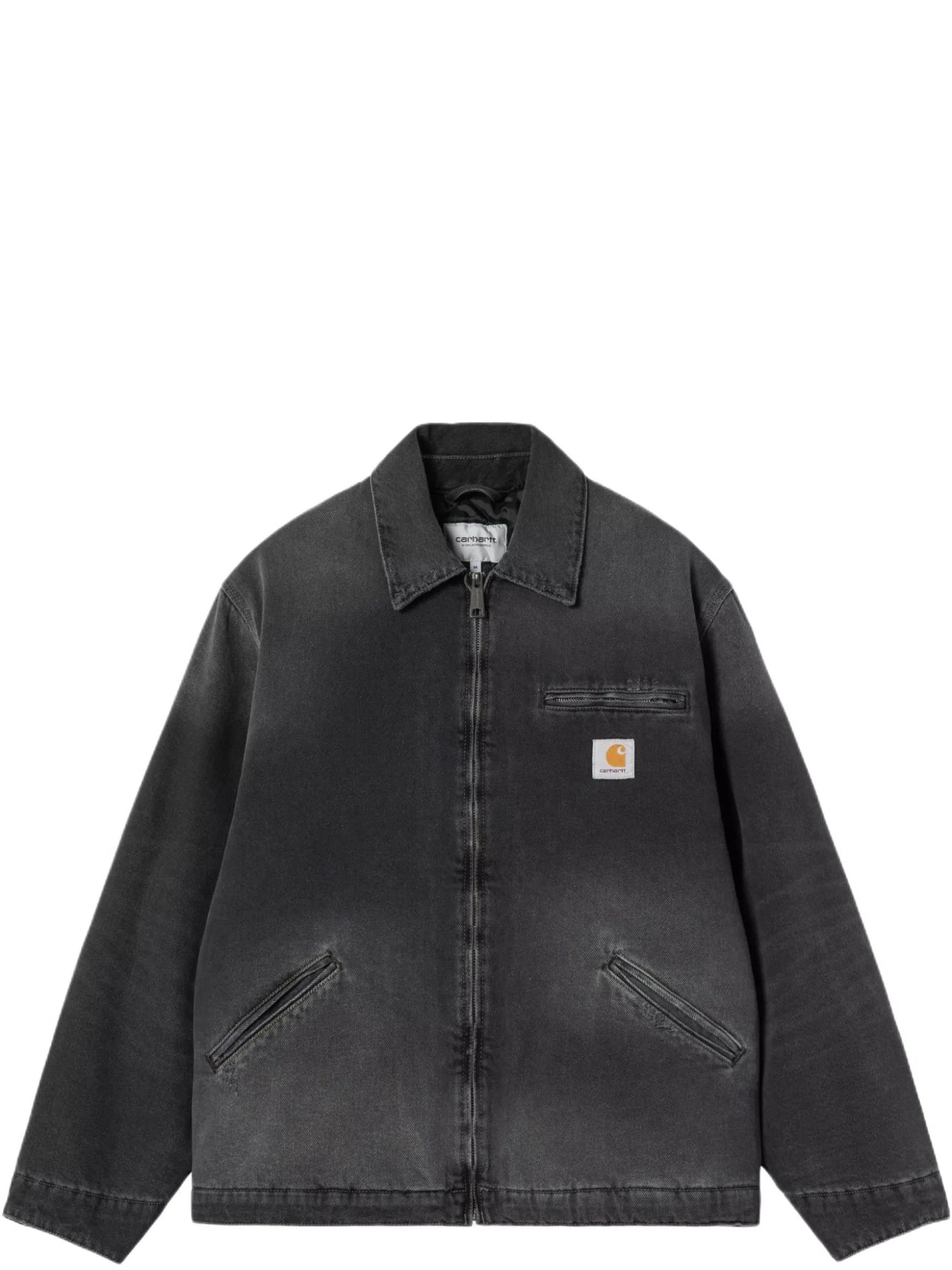 Куртки Carhartt OG Detroit Jacket "Black Grind Washed" | Farsel