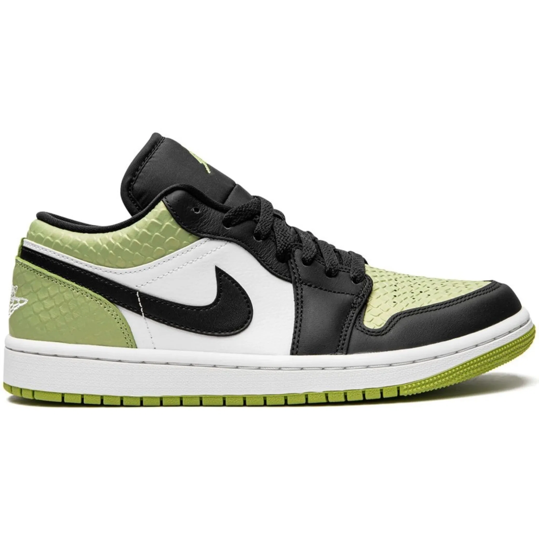  Nike Air Jordan 1 Low WMNS "Snakeskin Vivid Green" | Farsel