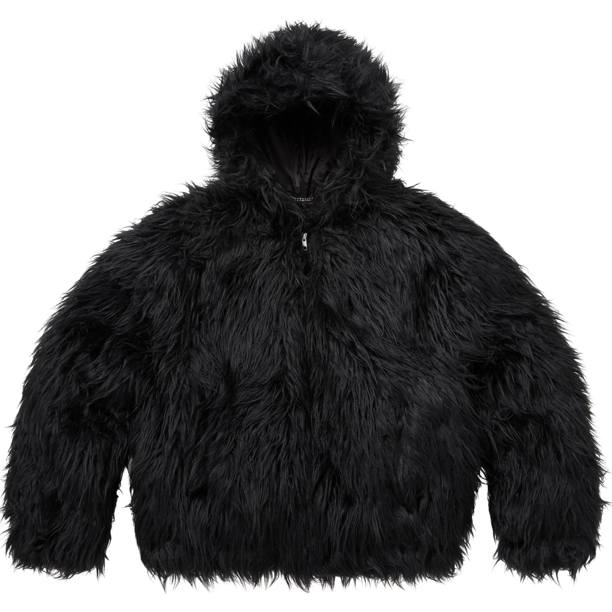  Supreme FW25 Y’s by Yohji Yamamoto Faux Fur WINDSTOPPER Hooded Bomber Jacket "Black" | Farsel