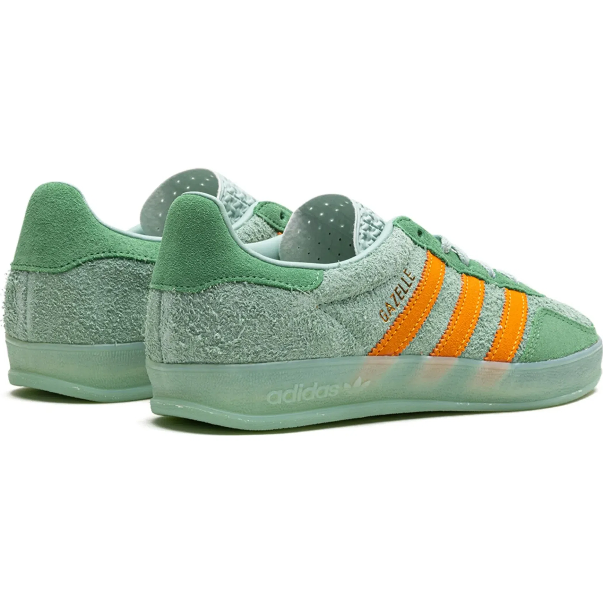 Кроссовки Adidas Gazelle Indoor WMNS "Hazy Green Crew Yellow" | Farsel