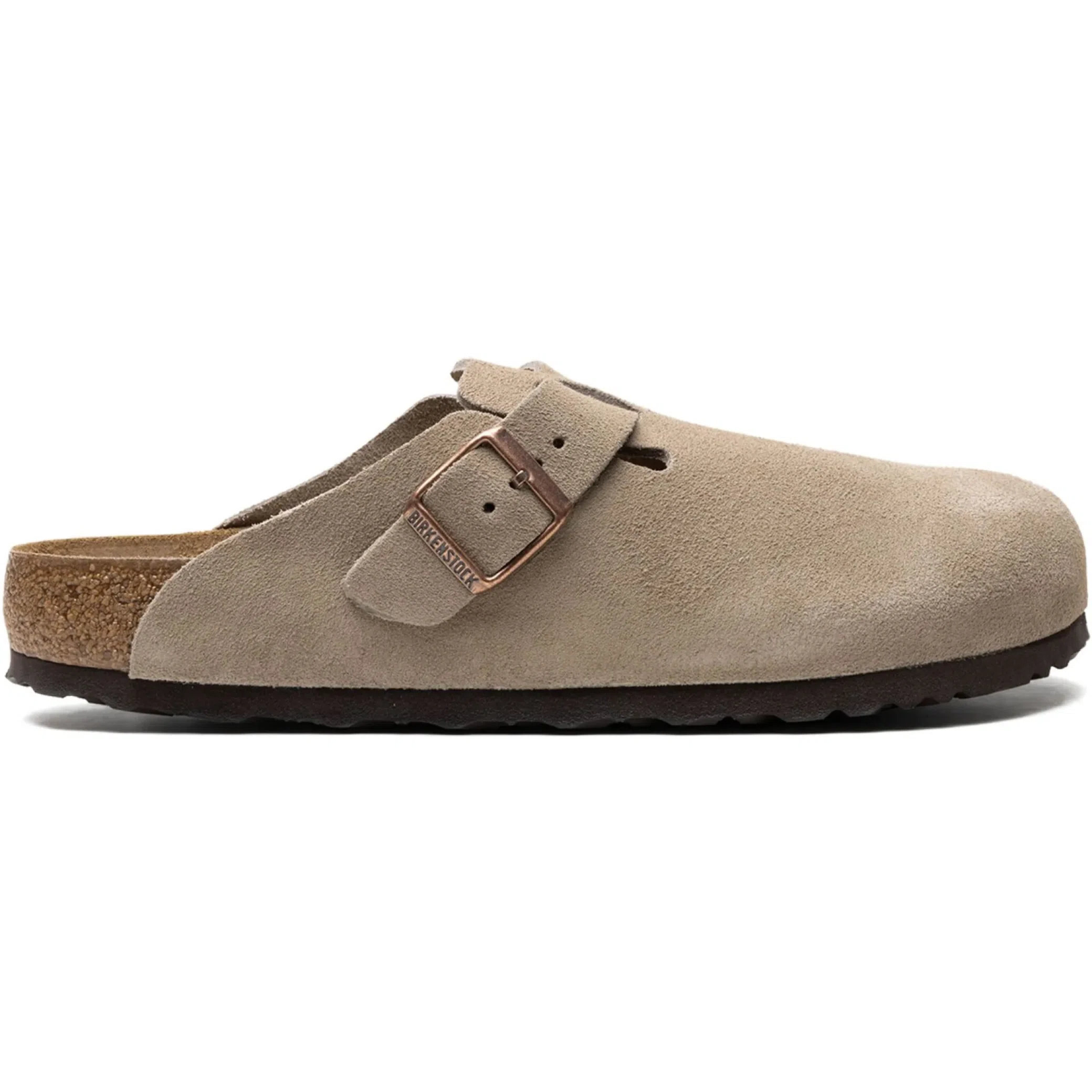 Сабо Birkenstock Boston Soft Footbed "Suede Taupe" | Farsel
