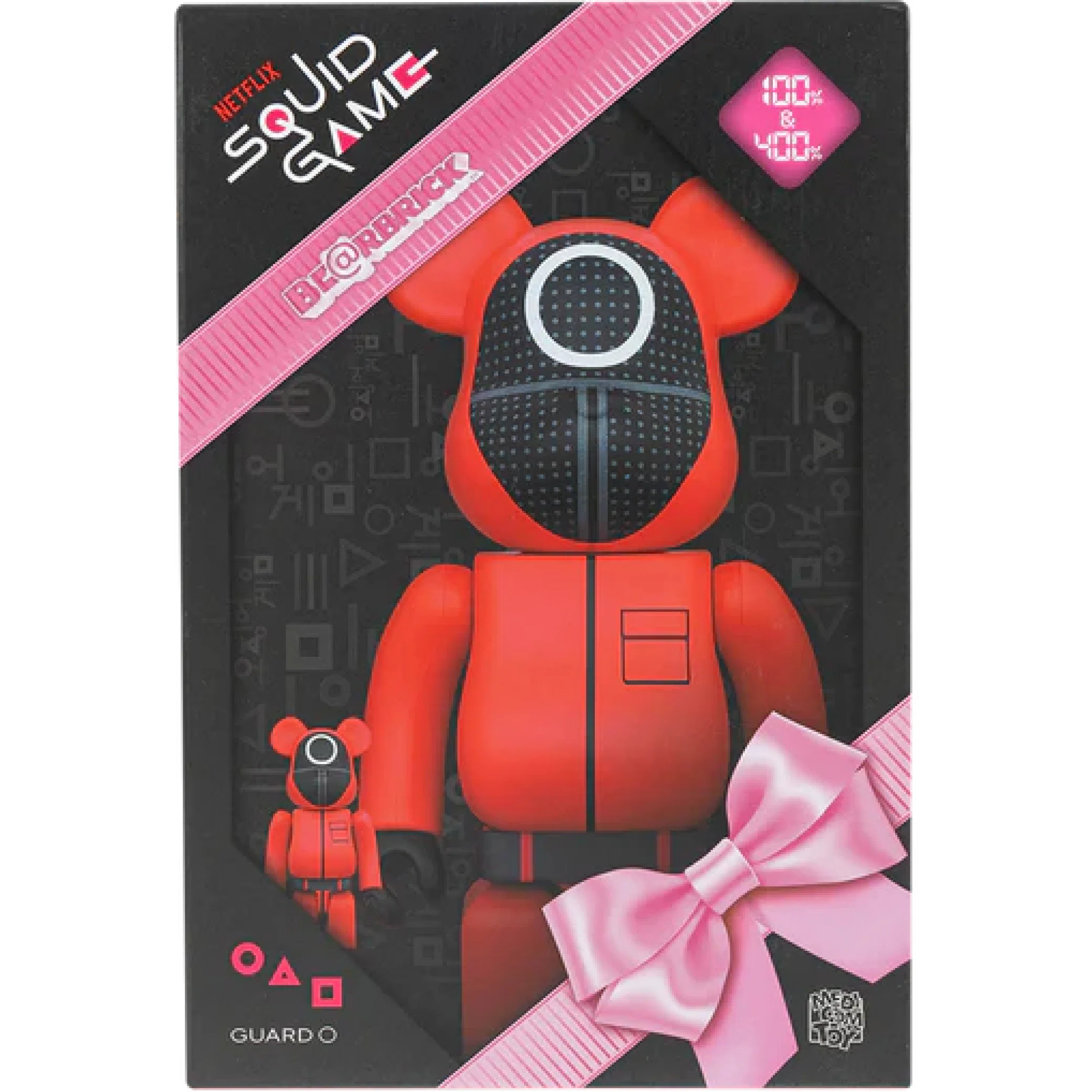 Игрушки Medicom Toy Bearbrick Squid Game Guard "Circle - 100% & 400%" | Farsel
