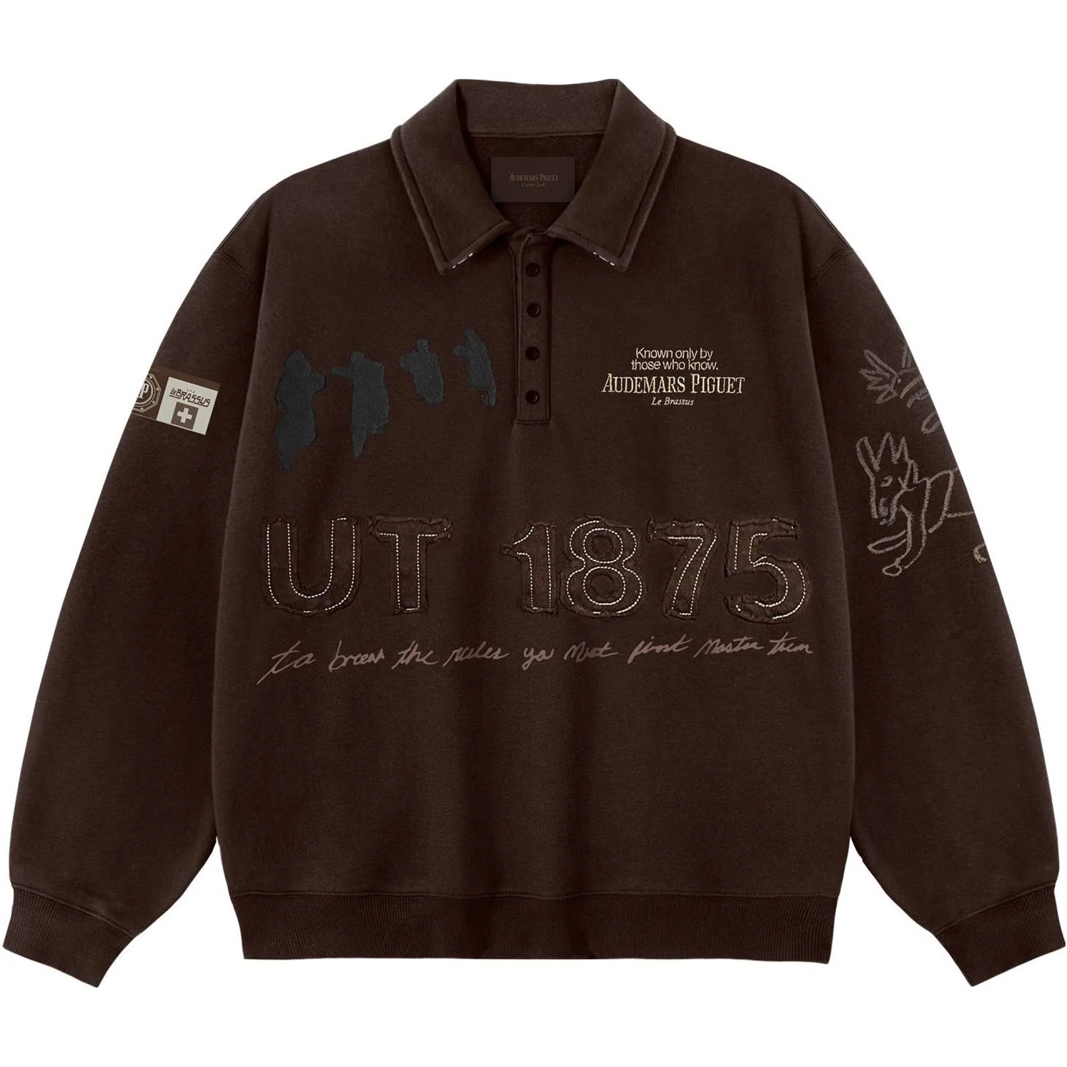 Свитшоты Travis Scott FW23 Audemars Piguet Rugby Sweater "Brown" | Farsel