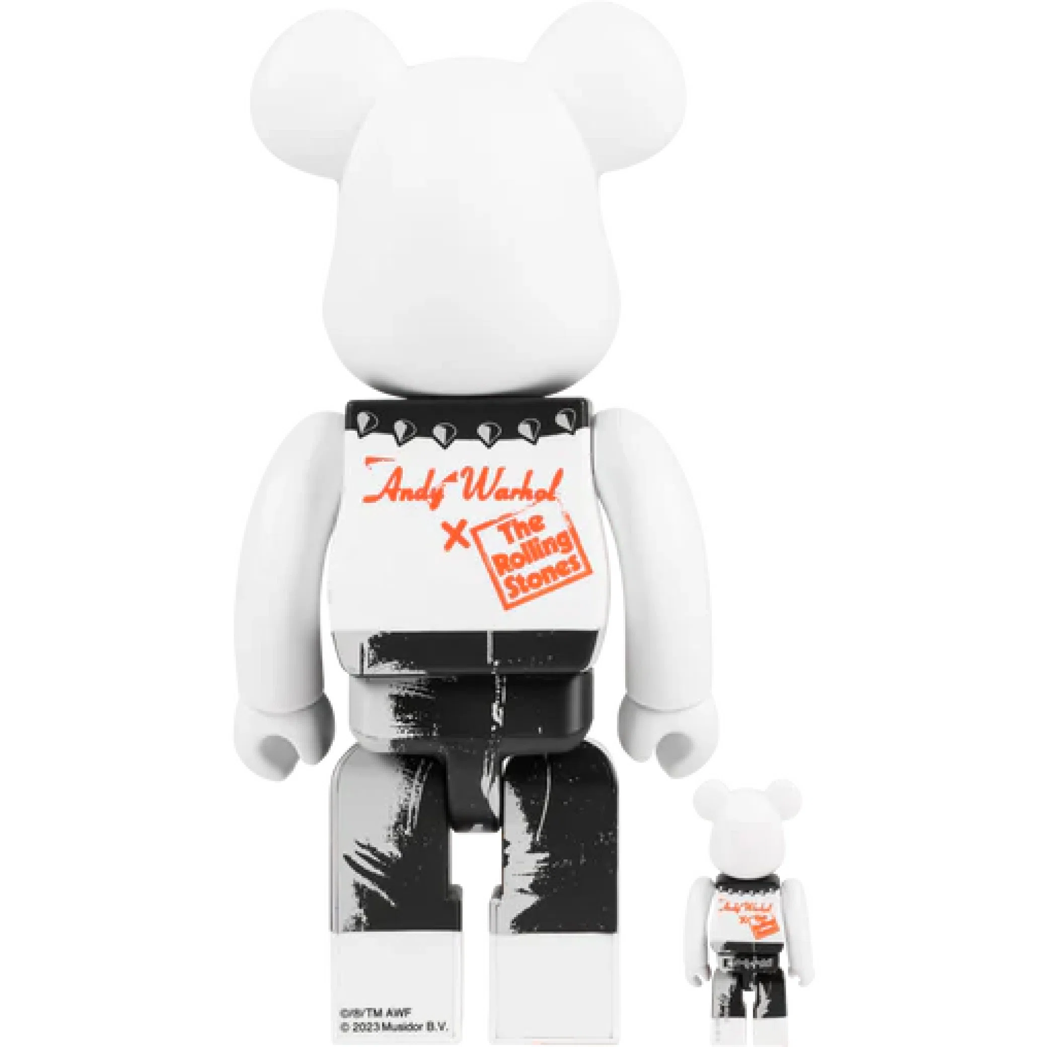  Medicom Toy Bearbrick Andy Warhol "The Rolling Stones - Sticky Fingers 100% 400%" | Farsel