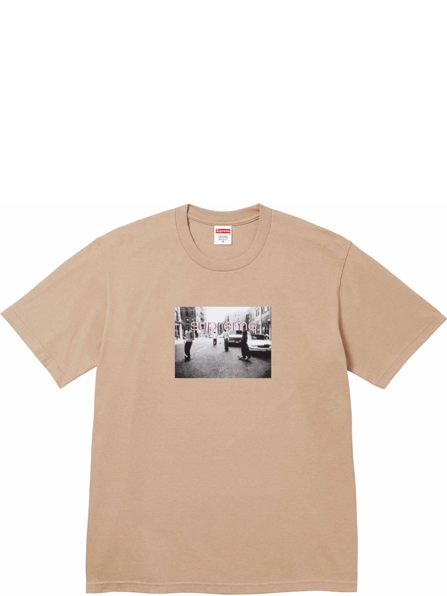 Футболки Supreme SS24 Supreme Crew 96 Tee "Khaki" | Farsel