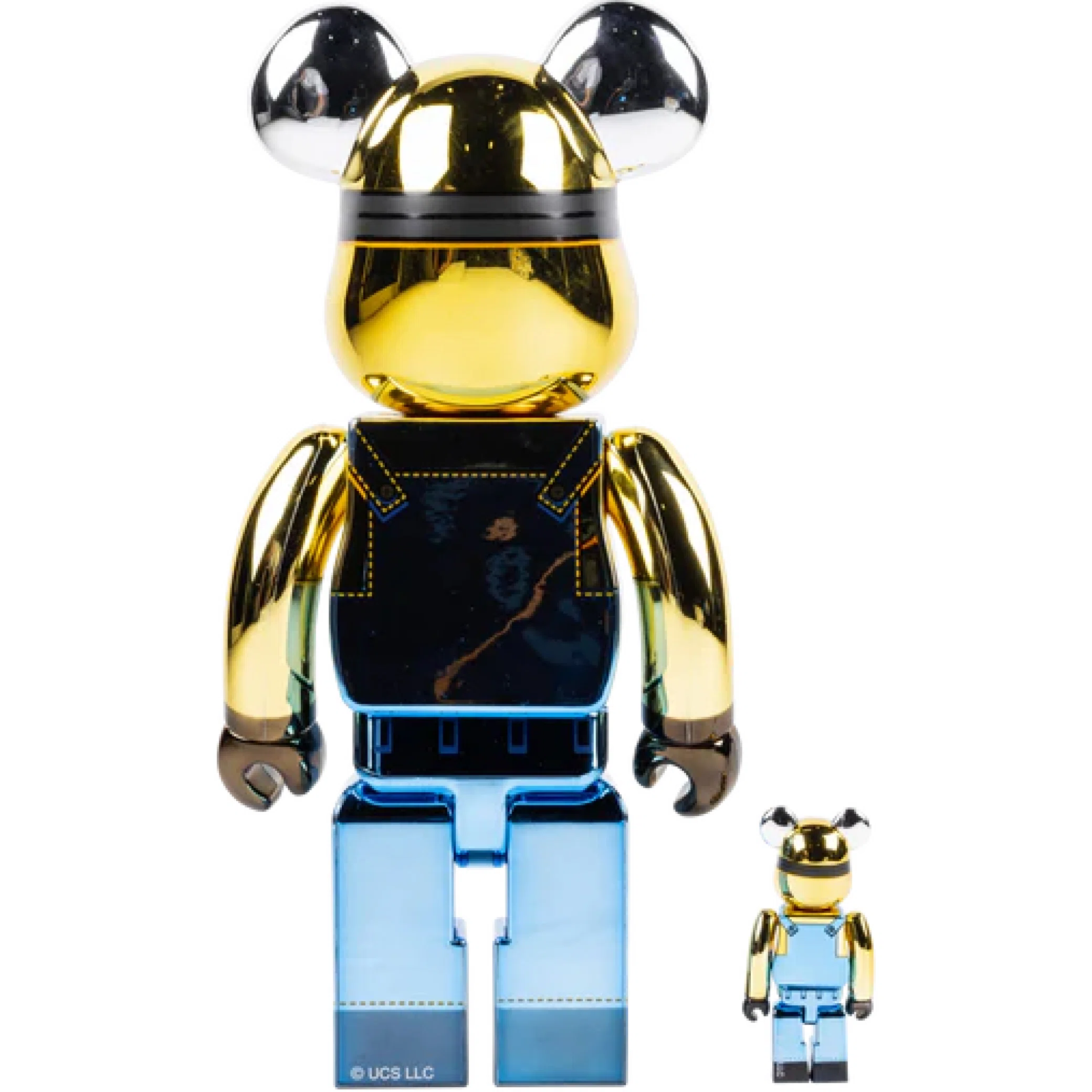 Игрушки Medicom Toy Minions Stuart Chrome Ver. "100% & 400% Set" | Farsel